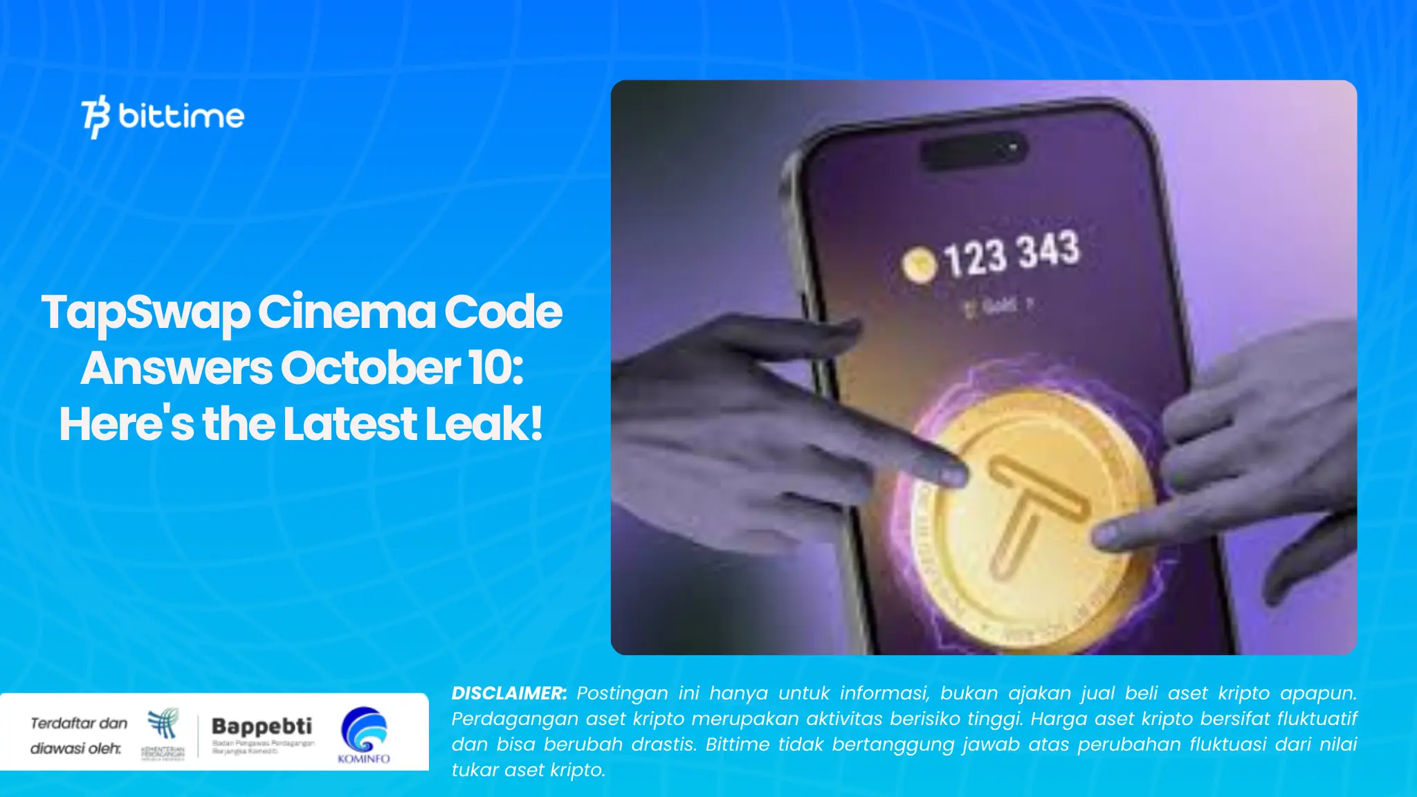 TapSwap Cinema Code Answers October 10: Here's the Latest Leak!