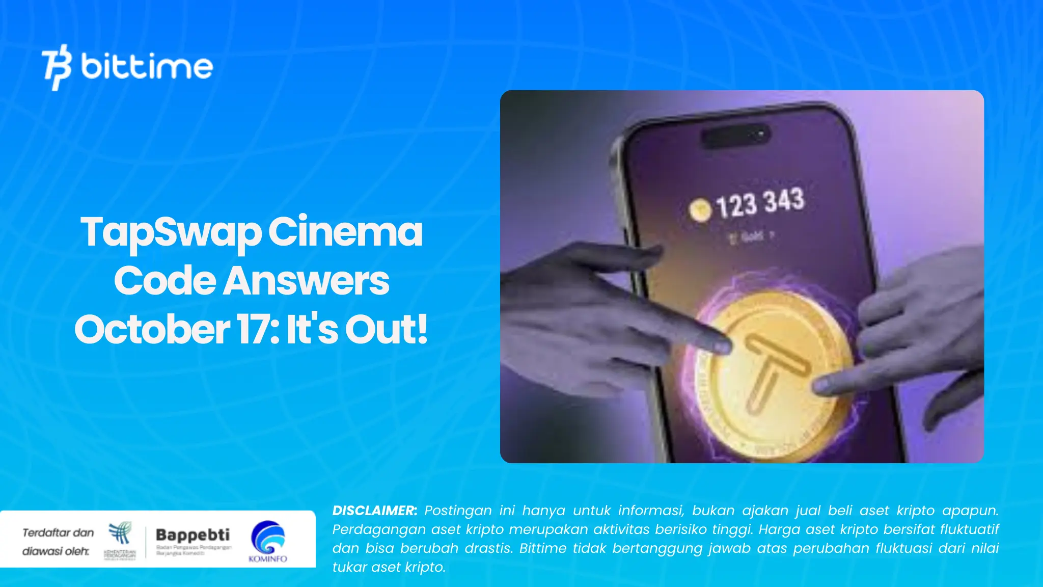 TapSwap Cinema Code Answers October 17: It's Out!