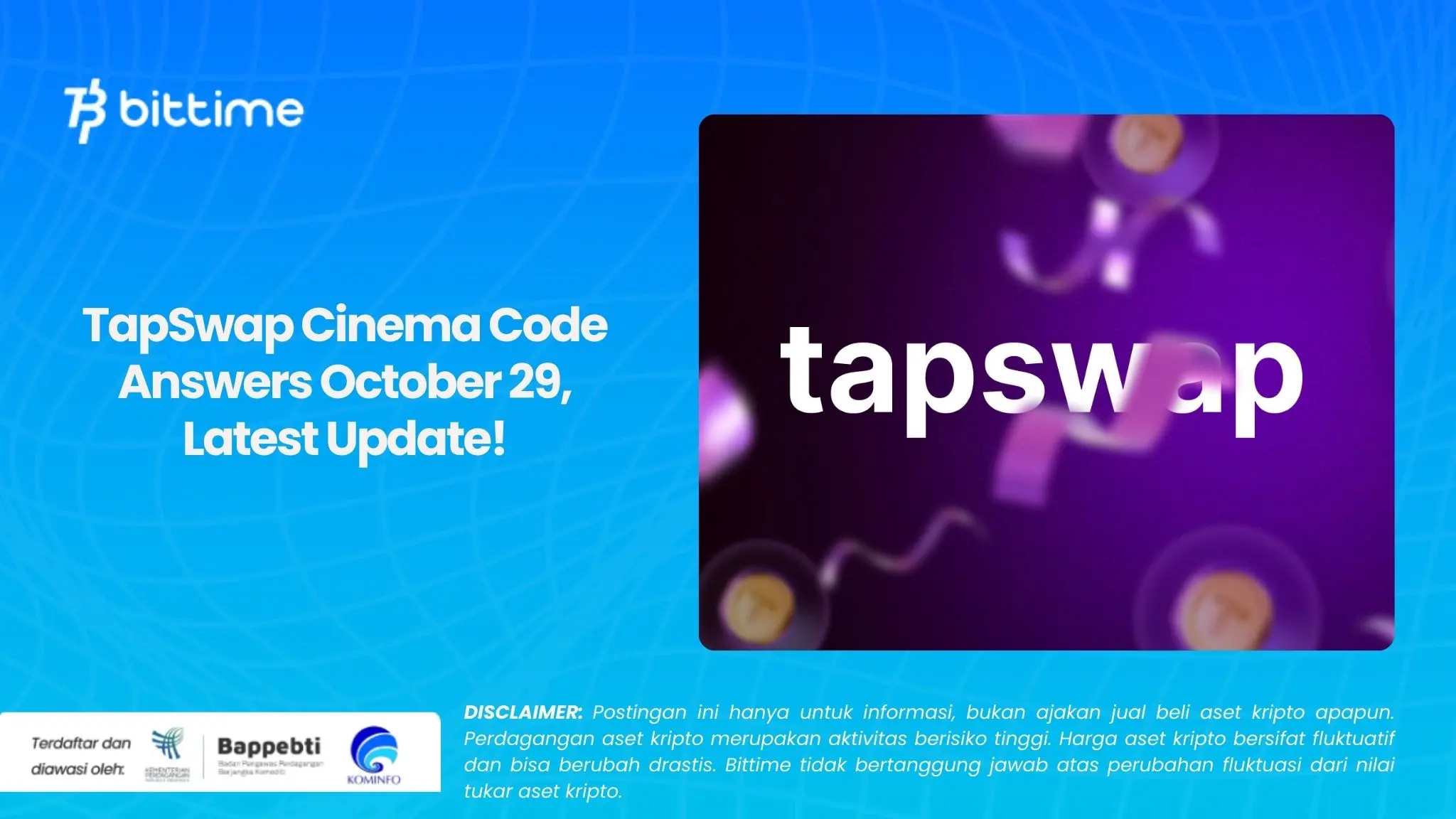 TapSwap Cinema Code Answers October 29, Latest Update!.webp