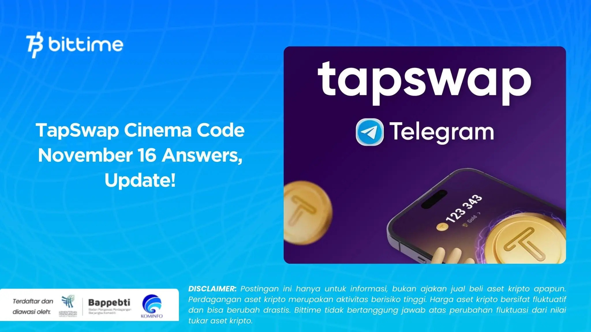 TapSwap Cinema Code November 16 Answers, Update!.webp