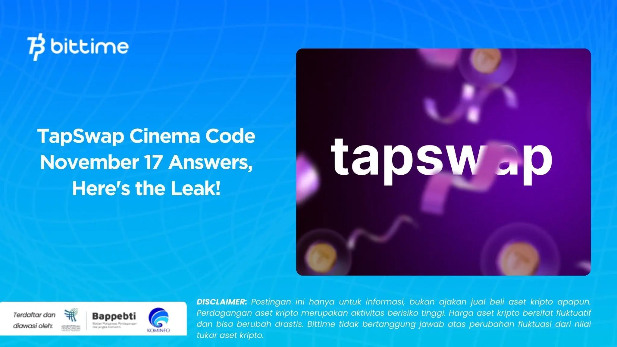 TapSwap Cinema Code November 17 Answers, Here's the Leak!.webp