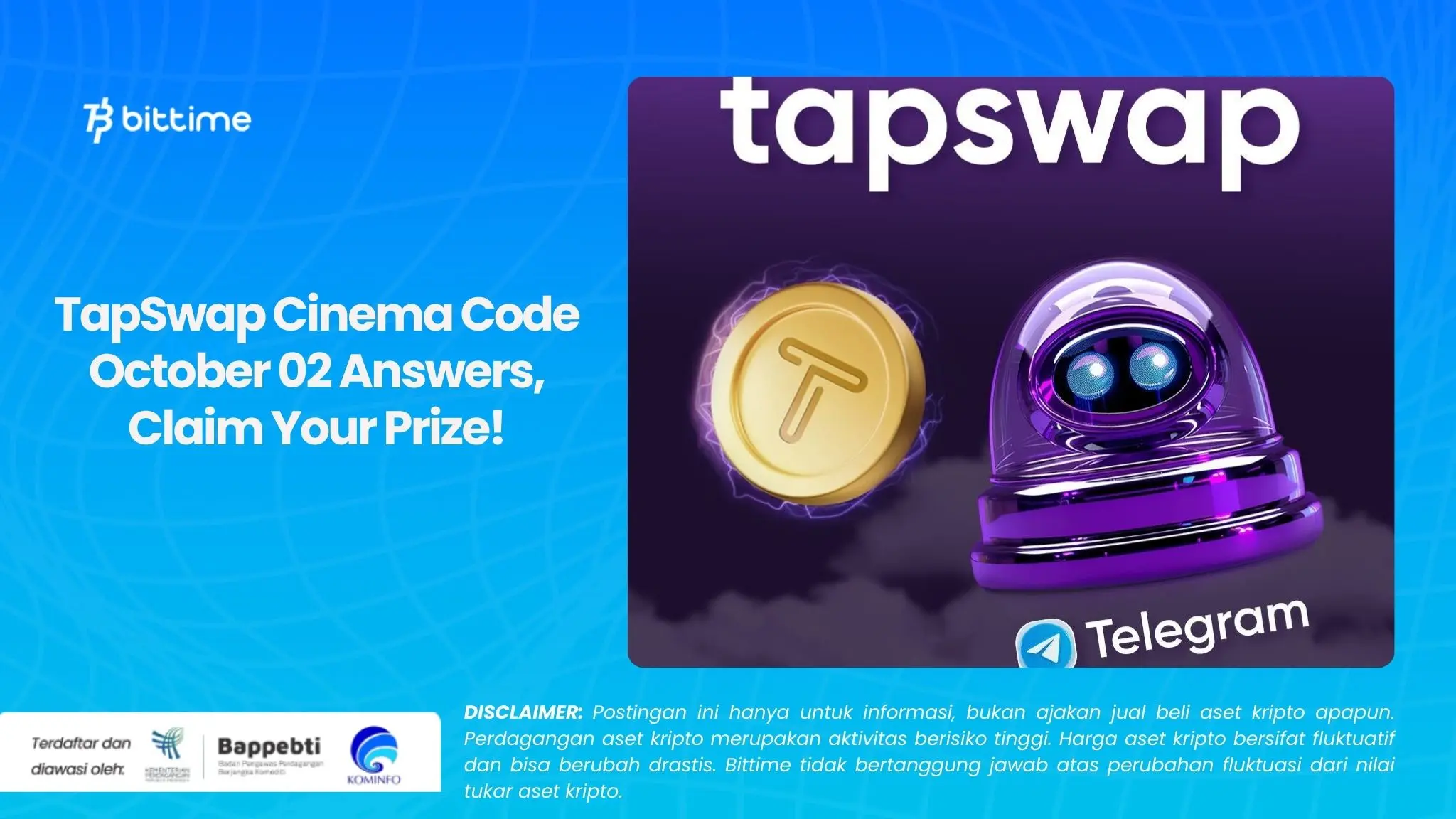 TapSwap Cinema Code October 02 Answers, Claim Your Prize!.webp