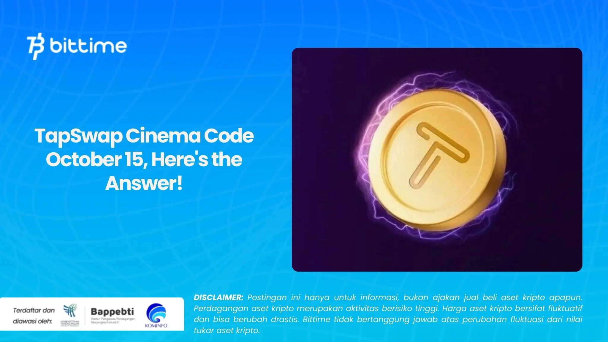 TapSwap Cinema Code October 15, Here's the Answer!.webp