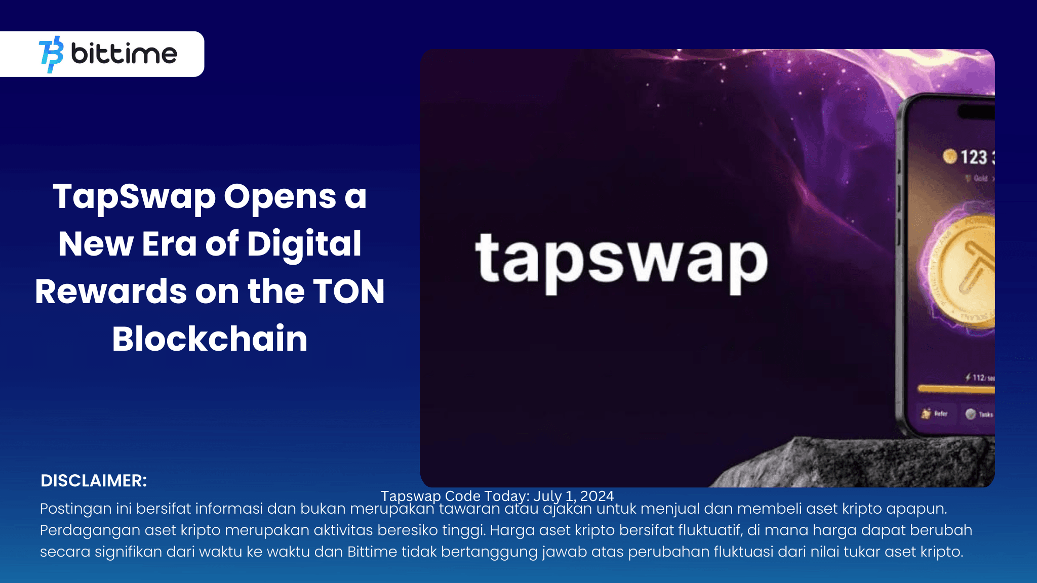 TapSwap Opens A New Era Of Digital Rewards On The TON Blockchain TapSwap Opens A New Era Of Digital Rewards On The TON Blockchain