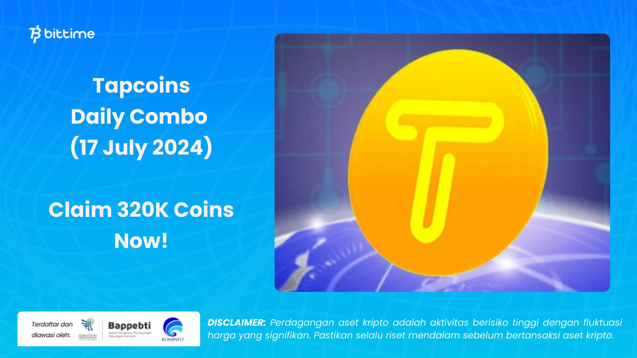 Tapcoins Daily Combo 117 Juli 2024 - Bittime (1).webp