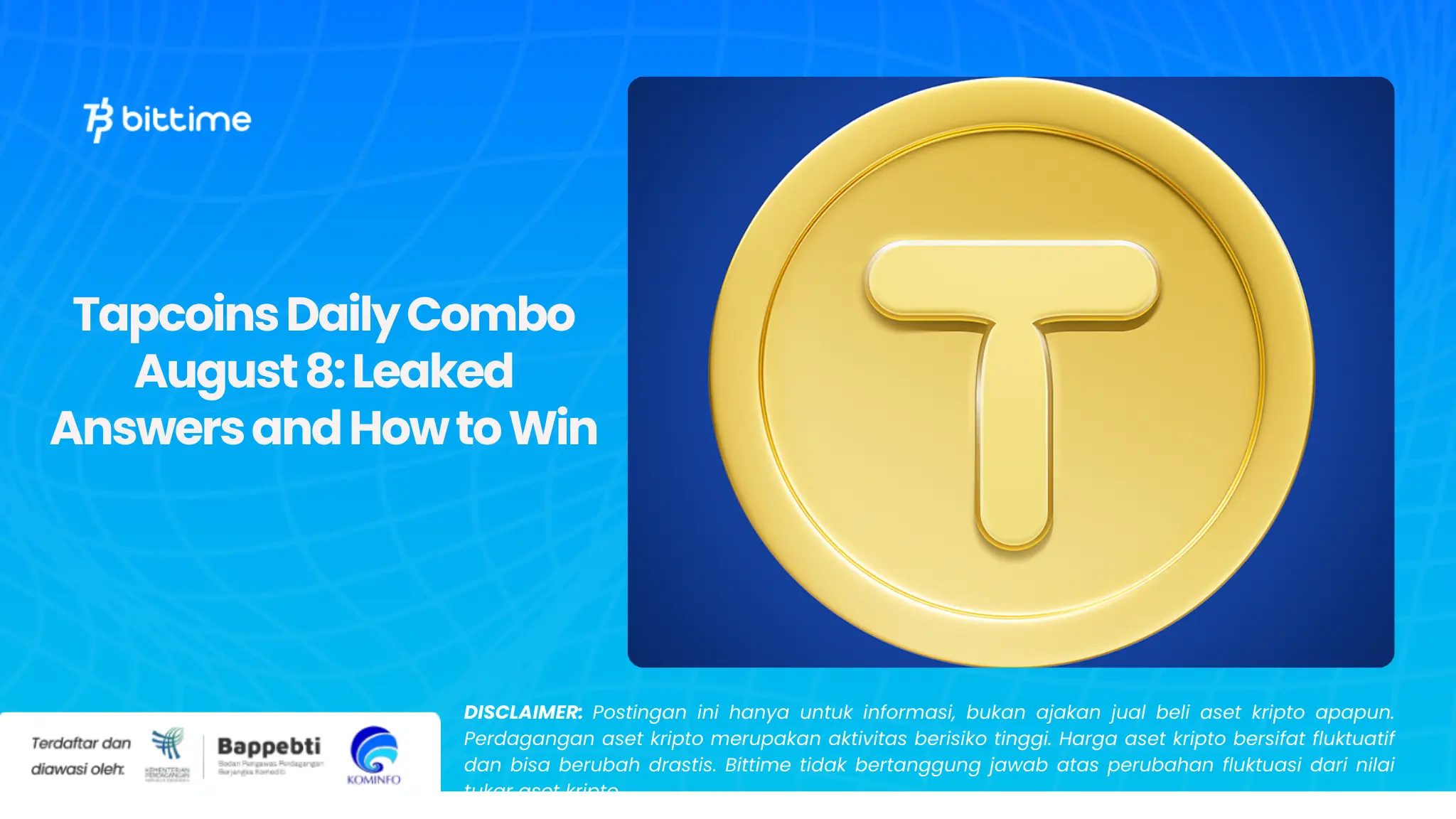 Tapcoins Daily Combo August 8 Leaked Answers and How to Win.webp