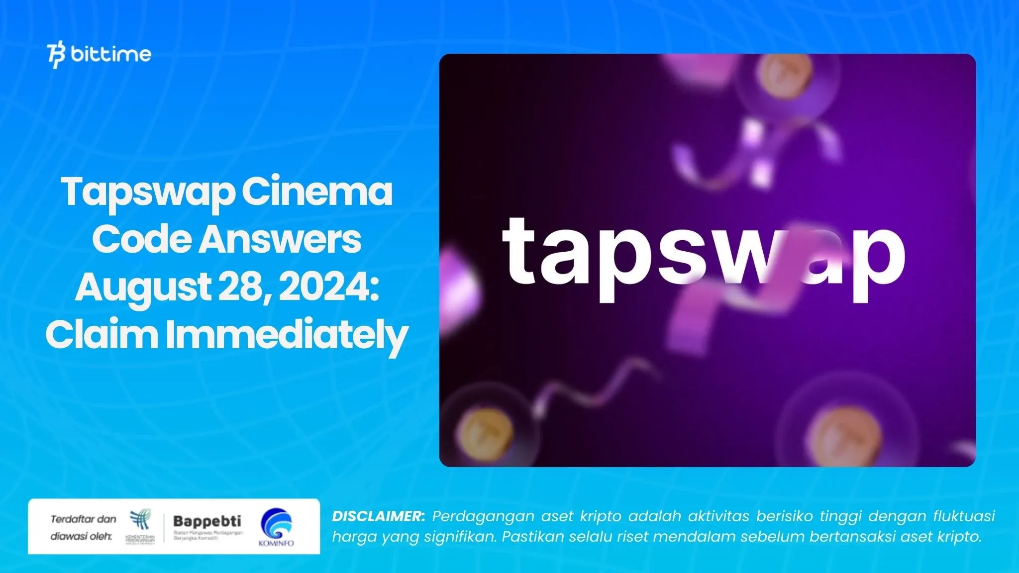 Tapswap Cinema Code Answers August 28, 2024 Claim Immediately.webp