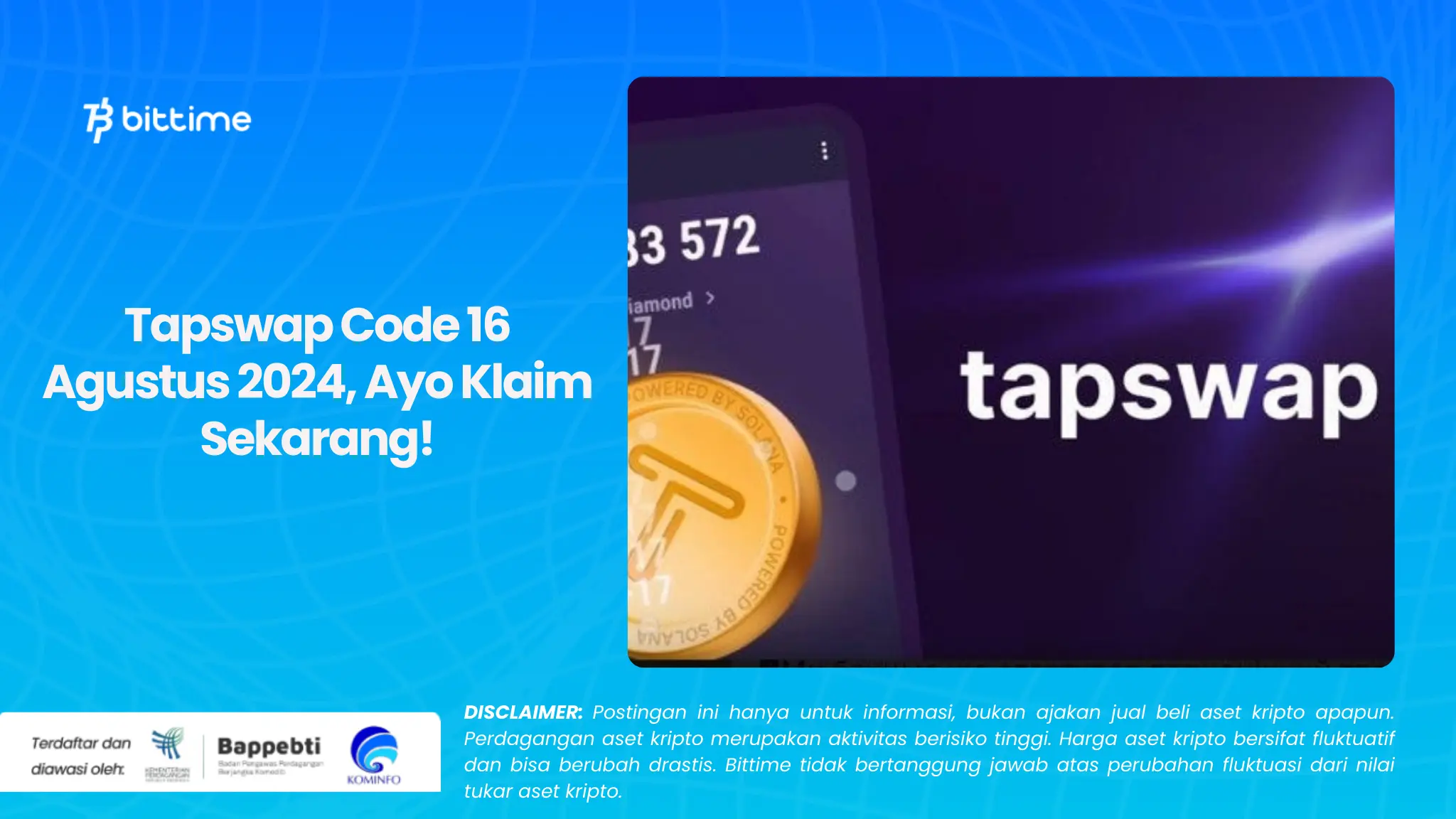 Tapswap Code 16 Agustus 2024, Ayo Klaim Sekarang!