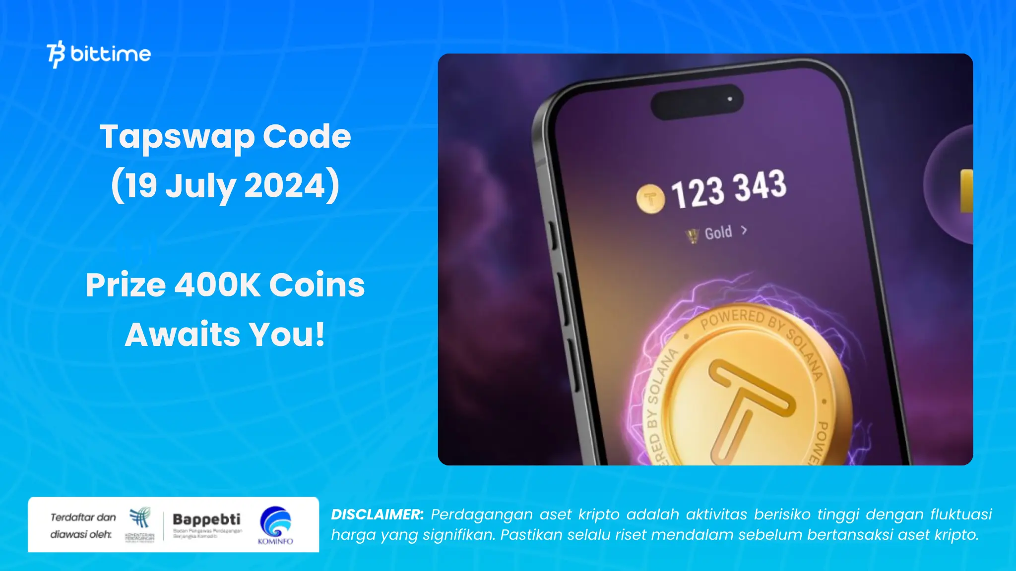 Tapswap Code 19 Juli 2024 - Bittime