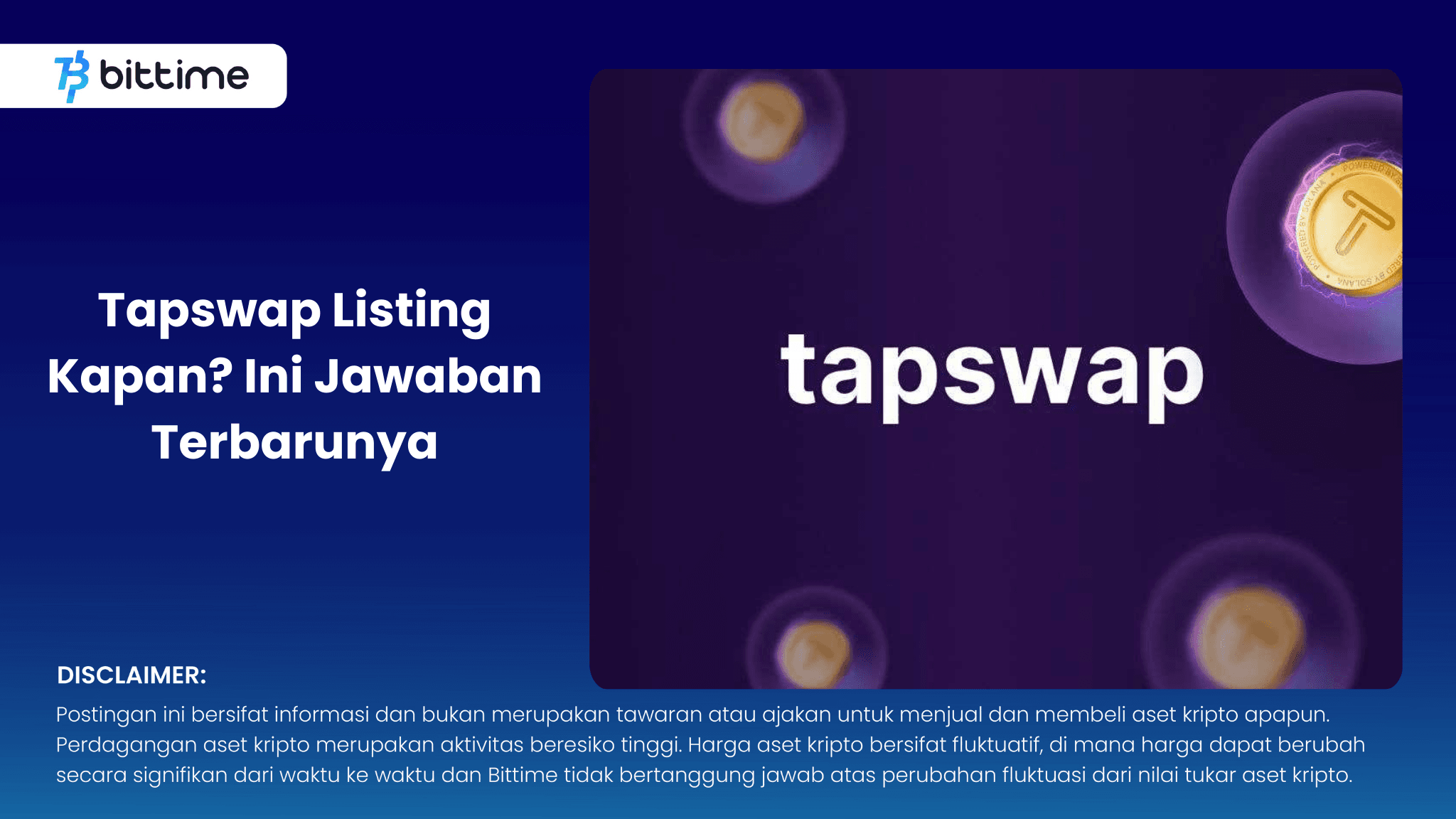 Tapswap Listing Kapan? Ini Jawaban Terbarunya