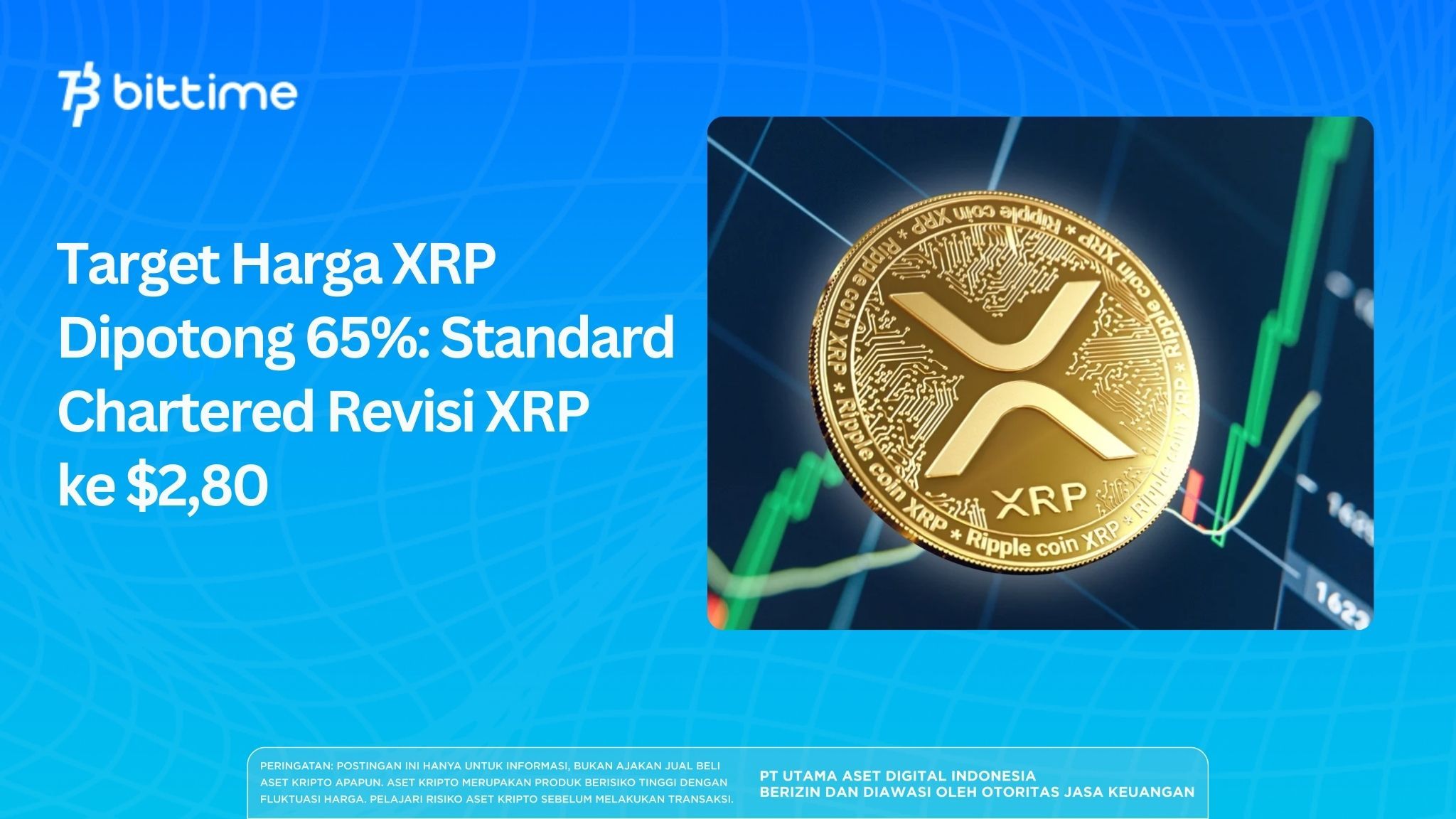 Target Harga XRP Dipotong 65%: Standard Chartered Revisi XRP ke $2,80