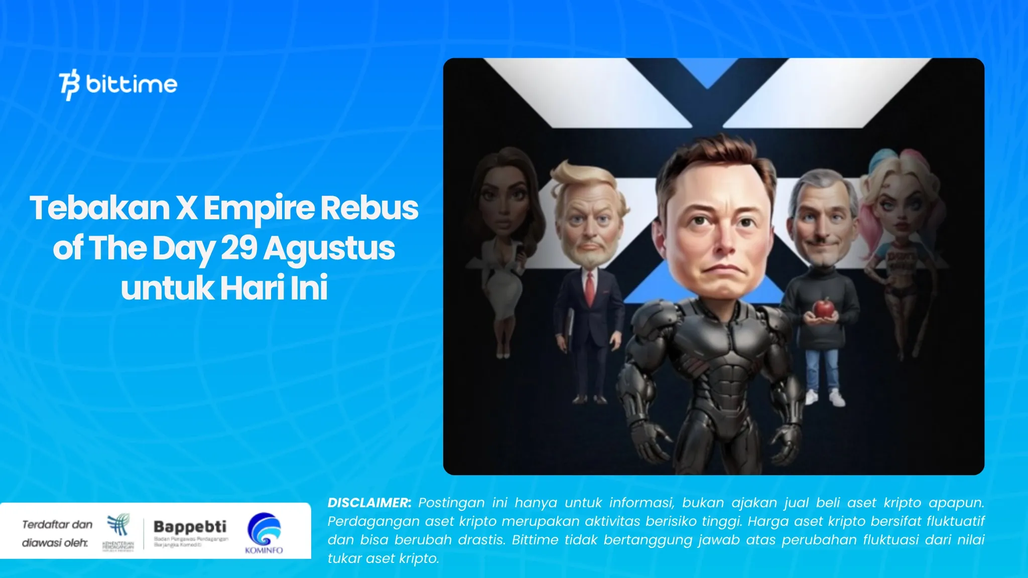 Tebakan X Empire Rebus of The Day 29 Agustus untuk Hari Ini