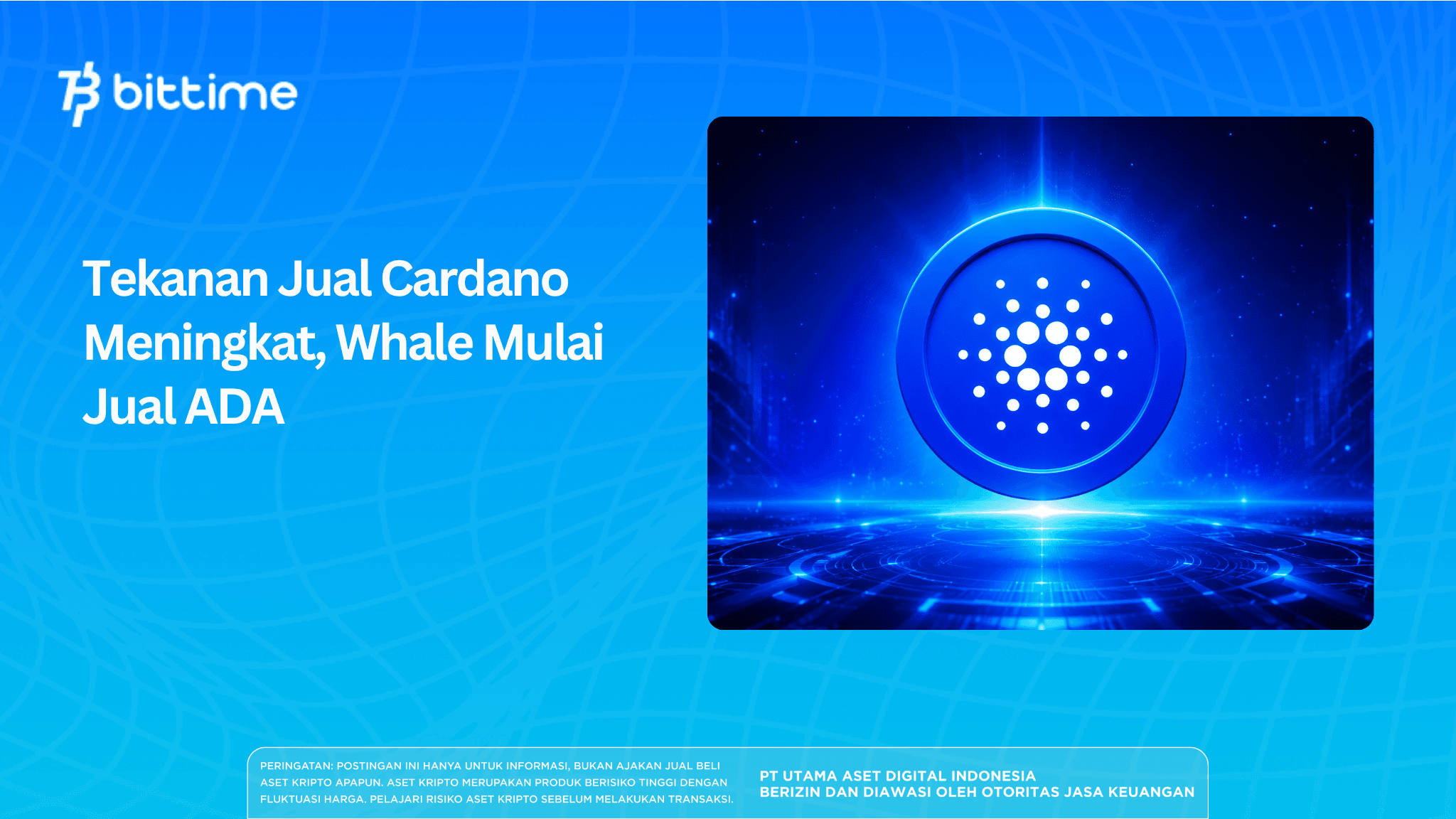 Cardano Selling Pressure Increases, Whales Start Selling ADA