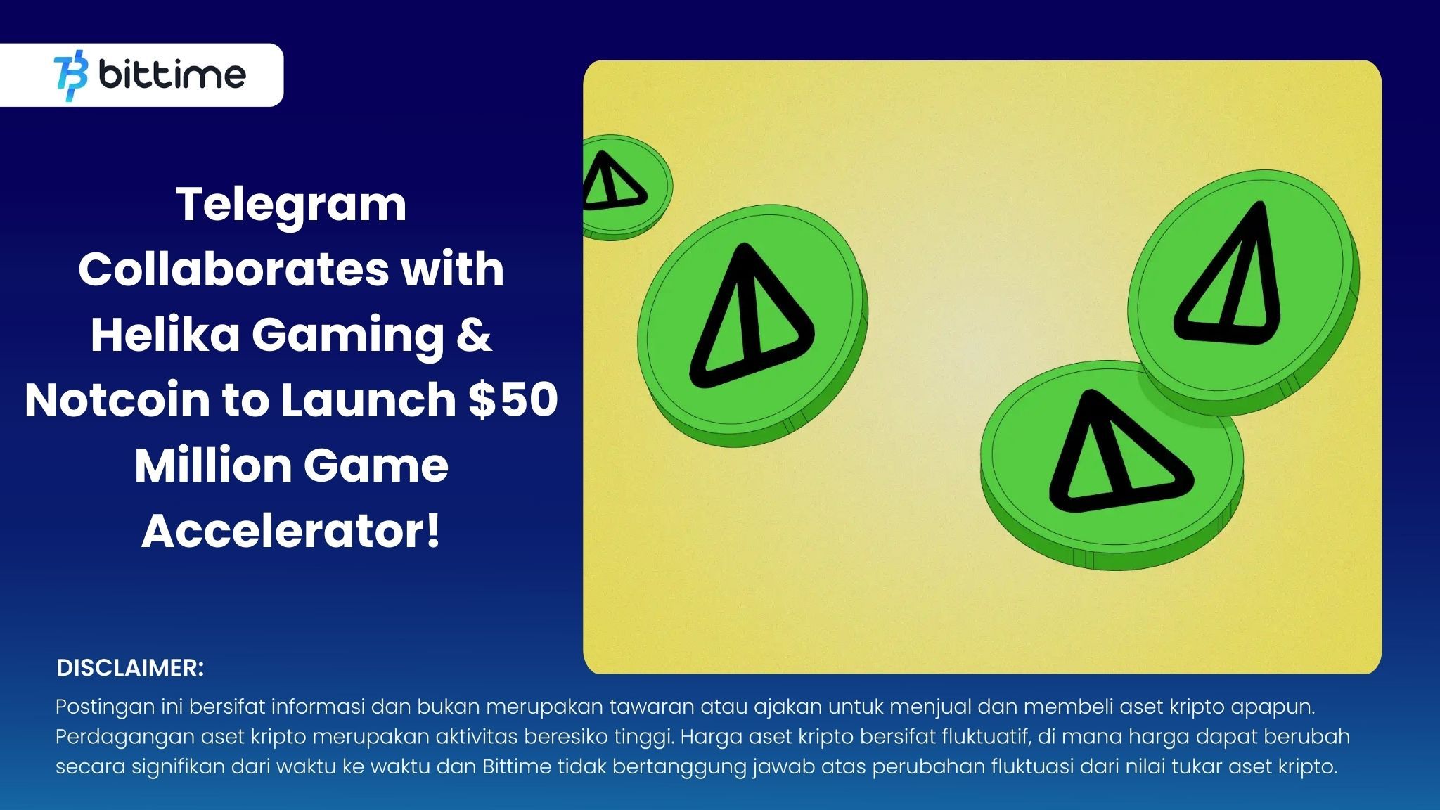 Telegram Collaborates with Helika Gaming & Notcoin to Launch $50 Million Game Accelerator!