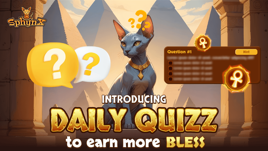 Telegram SPHYNX, Cara Hasilkan BLESS dari Daily Quiz SPHYNX