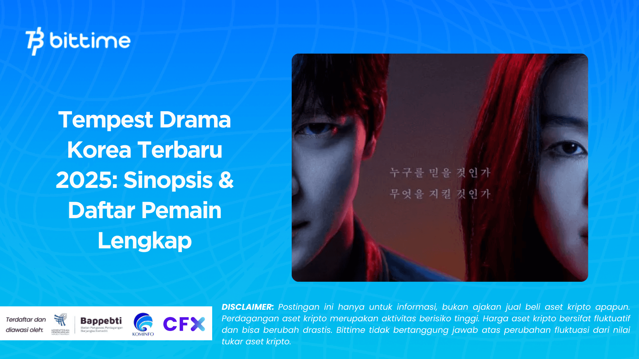 Tempest Drama Korea Terbaru 2025: Sinopsis & Daftar Pemain Lengkap