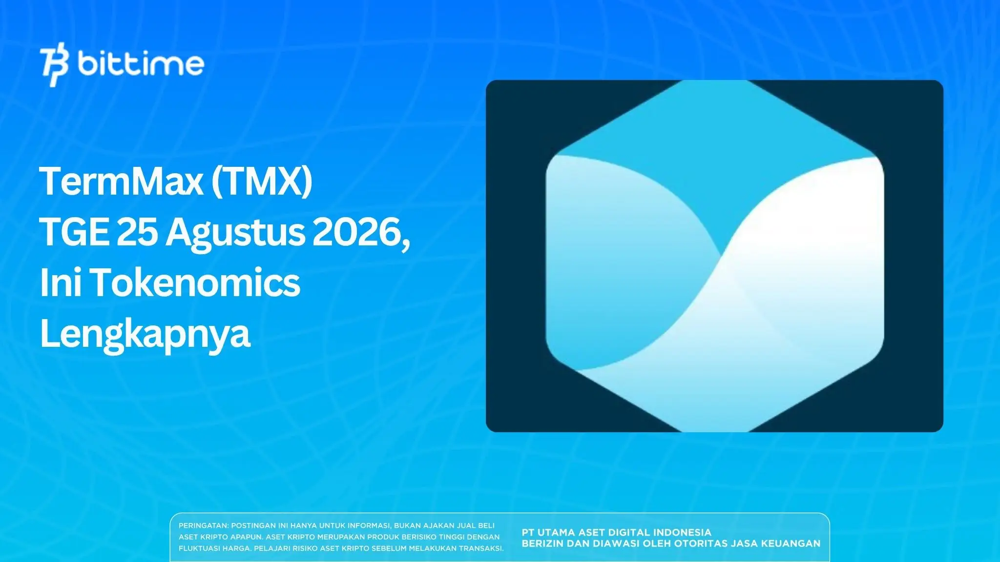 TermMax (TMX) TGE 25 Agustus 2026, Ini Tokenomics Lengkapnya