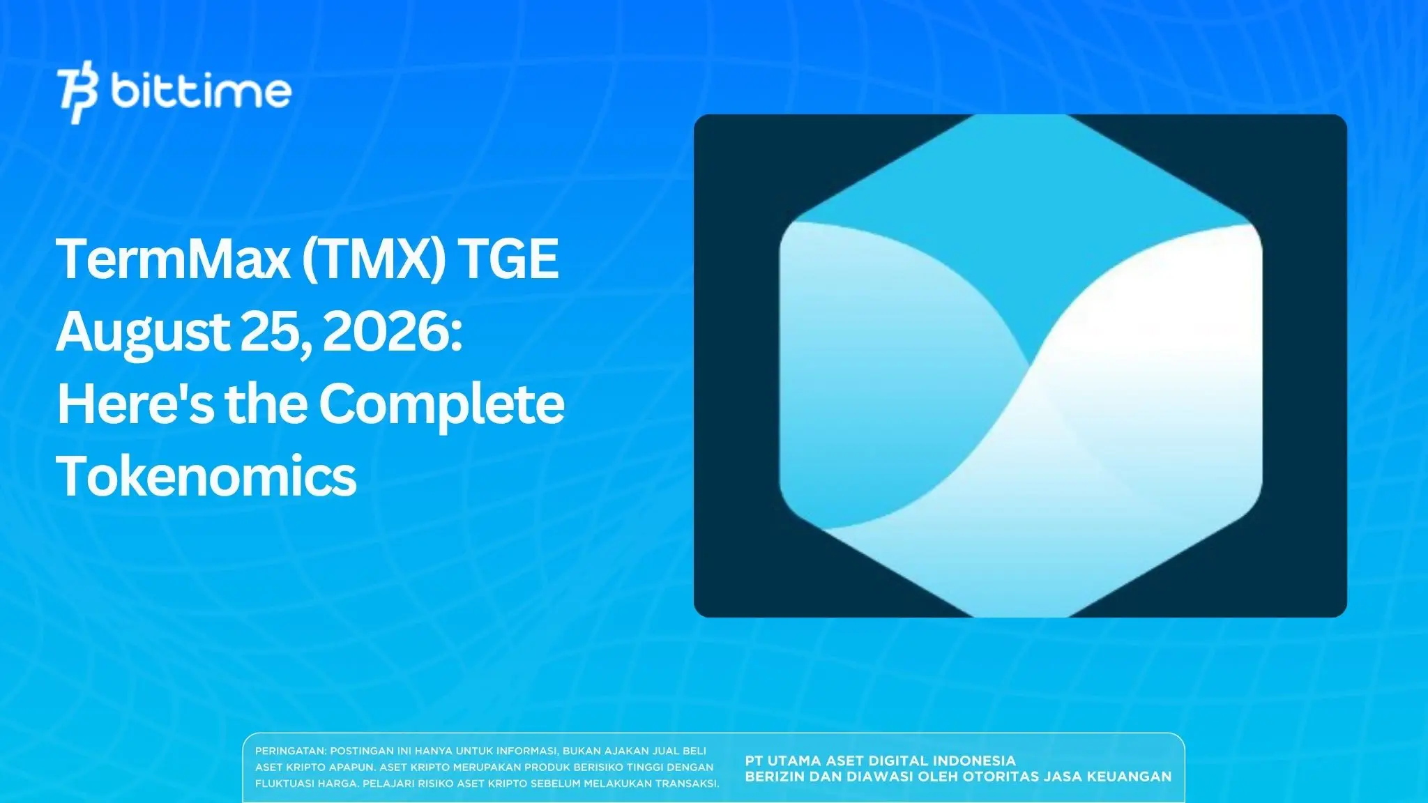 TermMax (TMX) TGE August 25, 2026: Complete Tokenomics