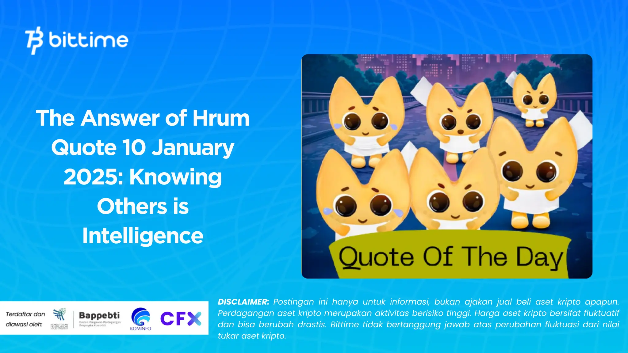 The Answer of Hrum Quote 10 January 2025 Knowing Others is Intelligence.webp