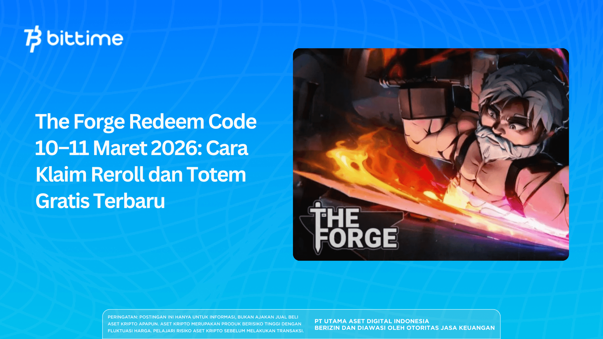 The Forge Redeem Code 10–11 Maret 2026: Cara Klaim Reroll dan Totem Gratis Terbaru 