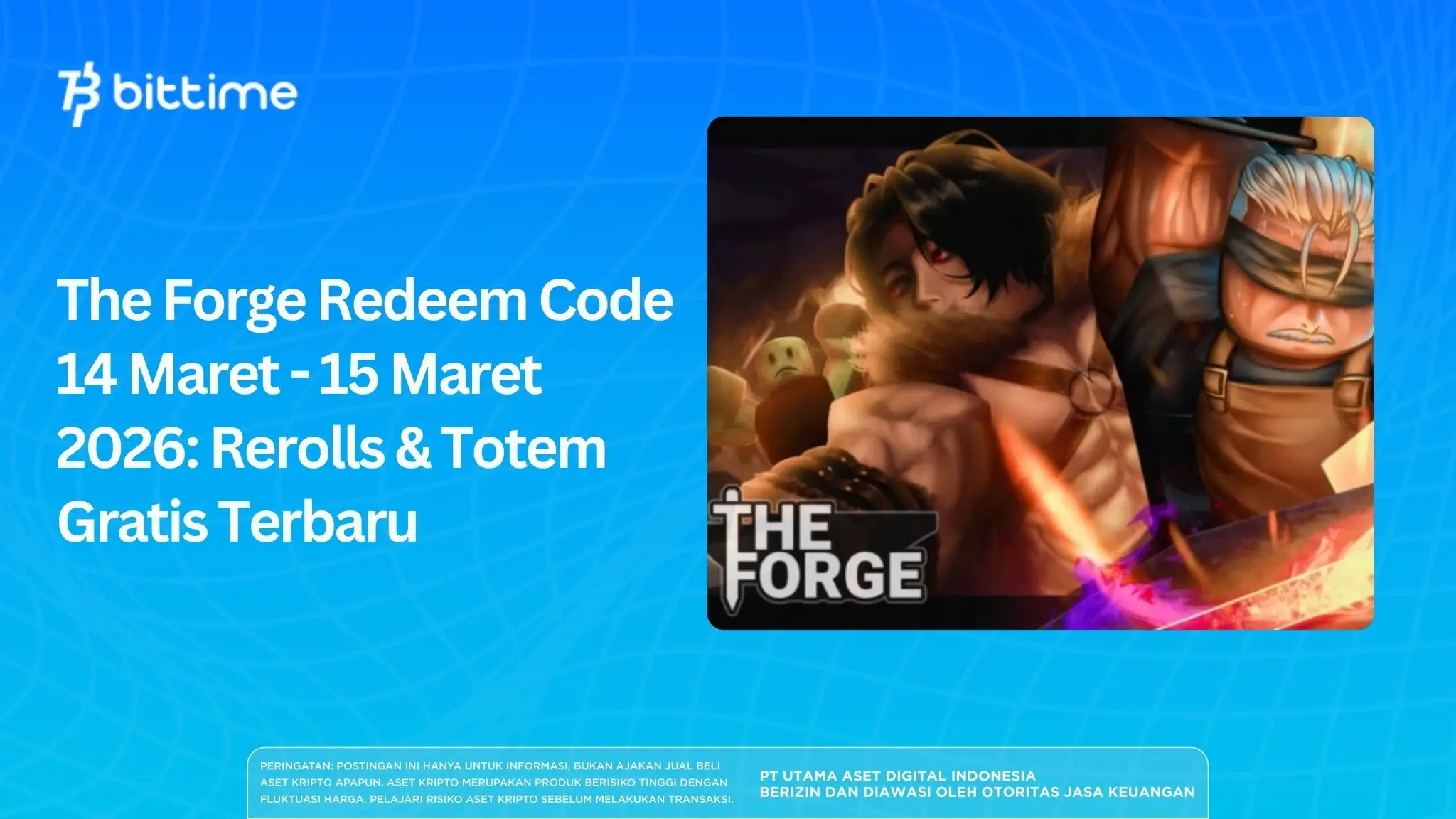 The Forge Redeem Code 14 Maret - 15 Maret 2026: Rerolls & Totem Gratis Terbaru