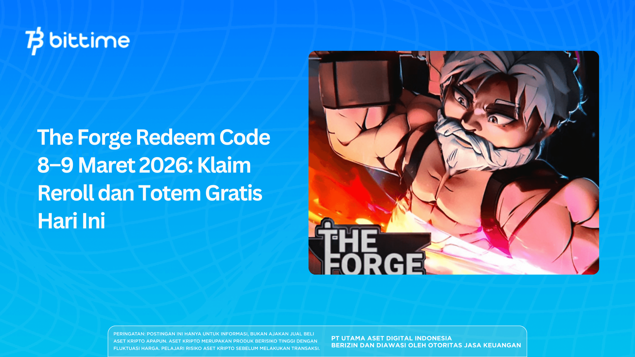 The Forge Redeem Code 8–9 Maret 2026: Klaim Reroll dan Totem Gratis Hari Ini