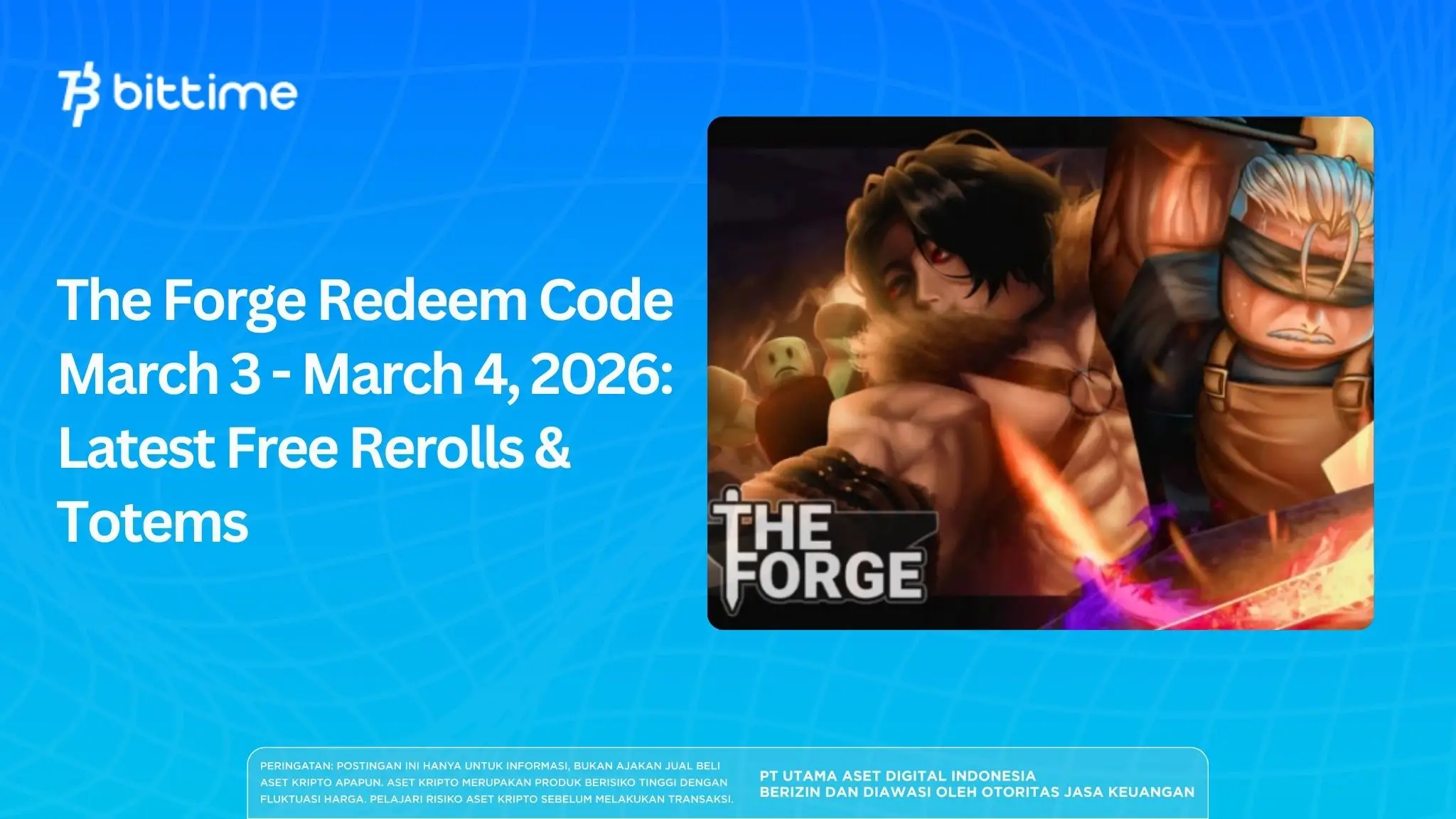 The Forge Redeem Code March 3 - March 4, 2026: Latest Free Rerolls & Totems