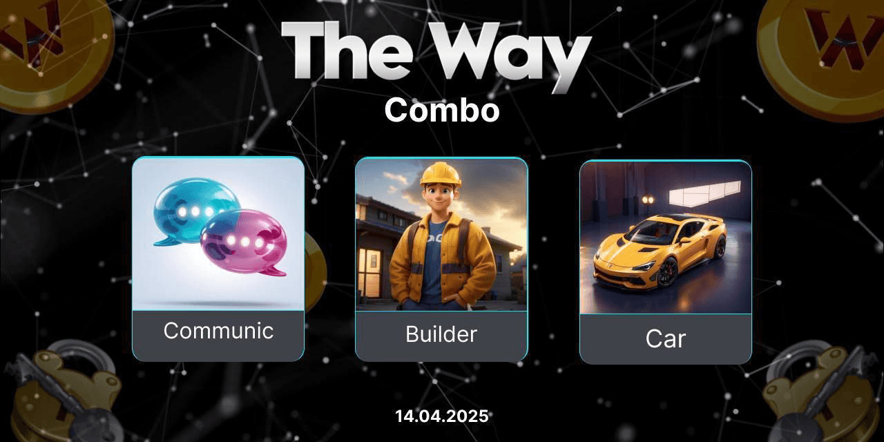 The Way Telegram Daily Combo 15 April Elite Status.