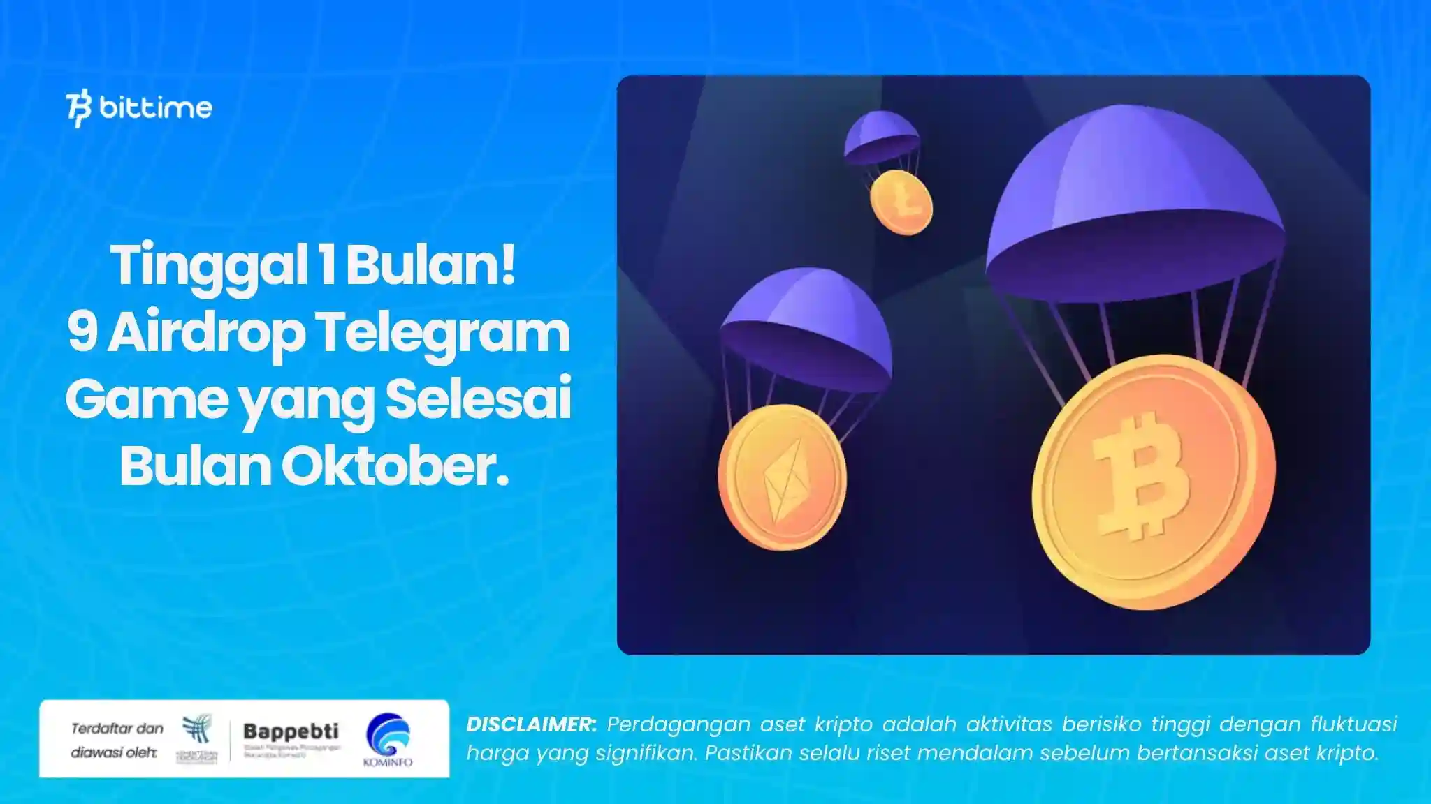 Tinggal 1 Bulan! 9 Airdrop Telegram Game yang Selesai Bulan Oktober. .webp