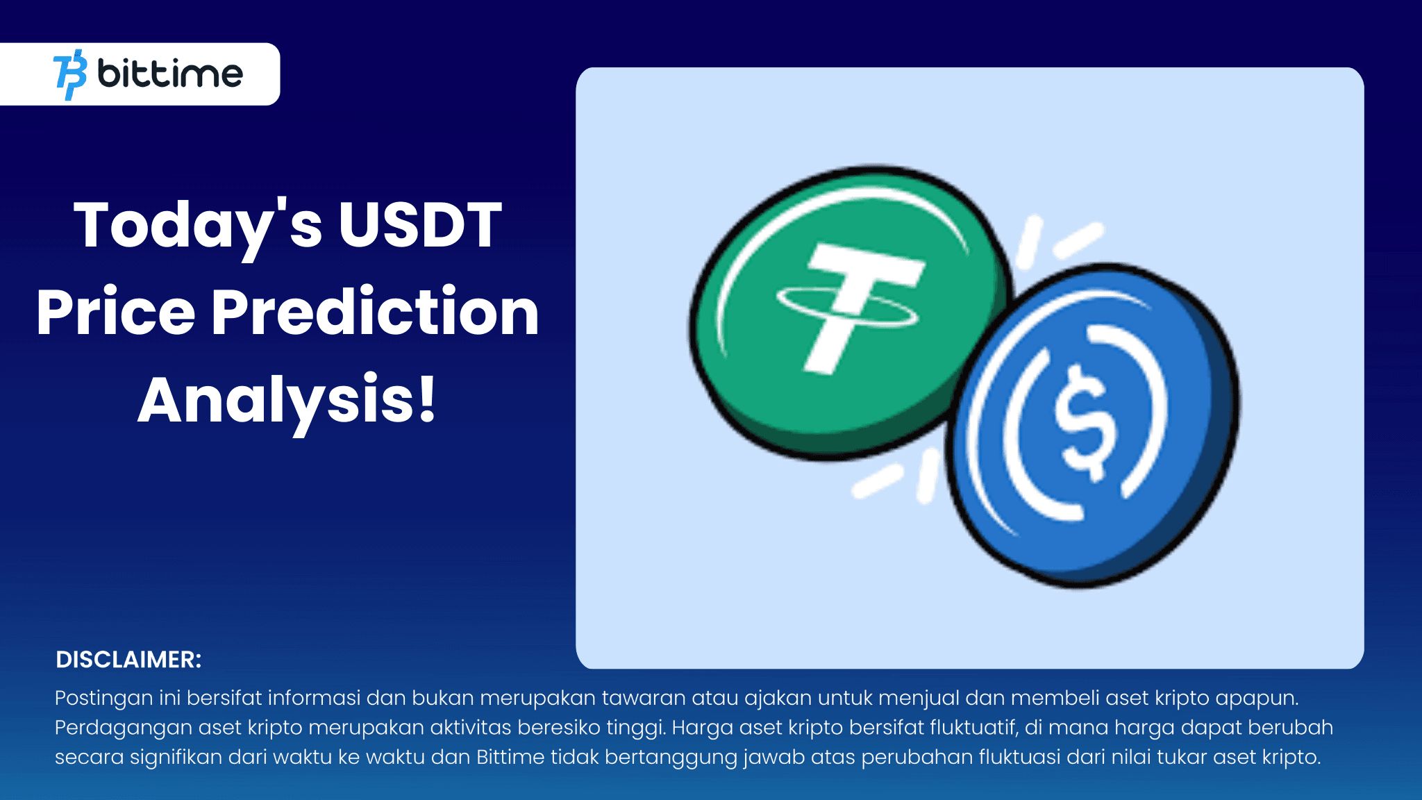 Today's USDT Price Prediction Analysis!