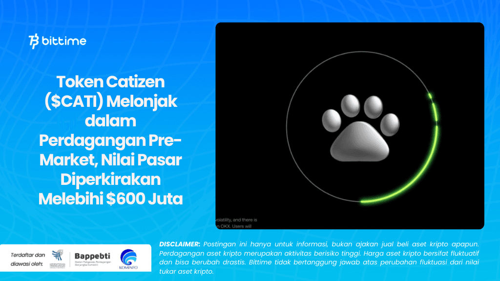 Token Catizen ($CATI) Melonjak dalam Perdagangan Pre-Market, Nilai Pasar Diperkirakan Melebihi $600 Juta