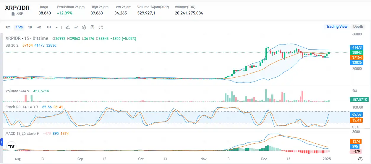 Token Pembayaran XRP dan XLM Bersaing dalam Bullrun Awal Tahun - xrp ke idr.webp