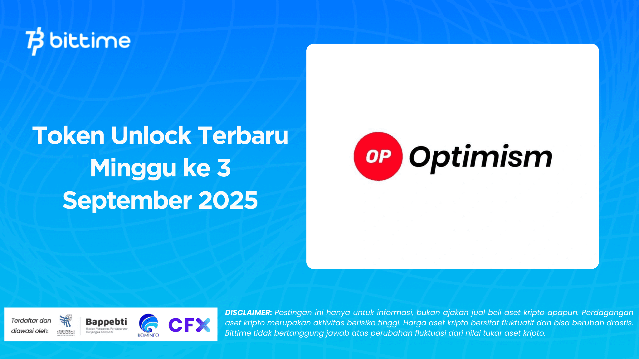 Latest Token Unlock Week 3 September 2025: Optimism, FastToken, and LayerZero in the Spotlight