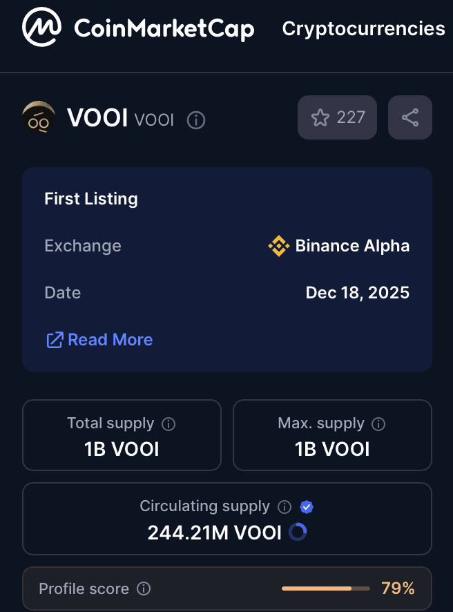 Token Vooi