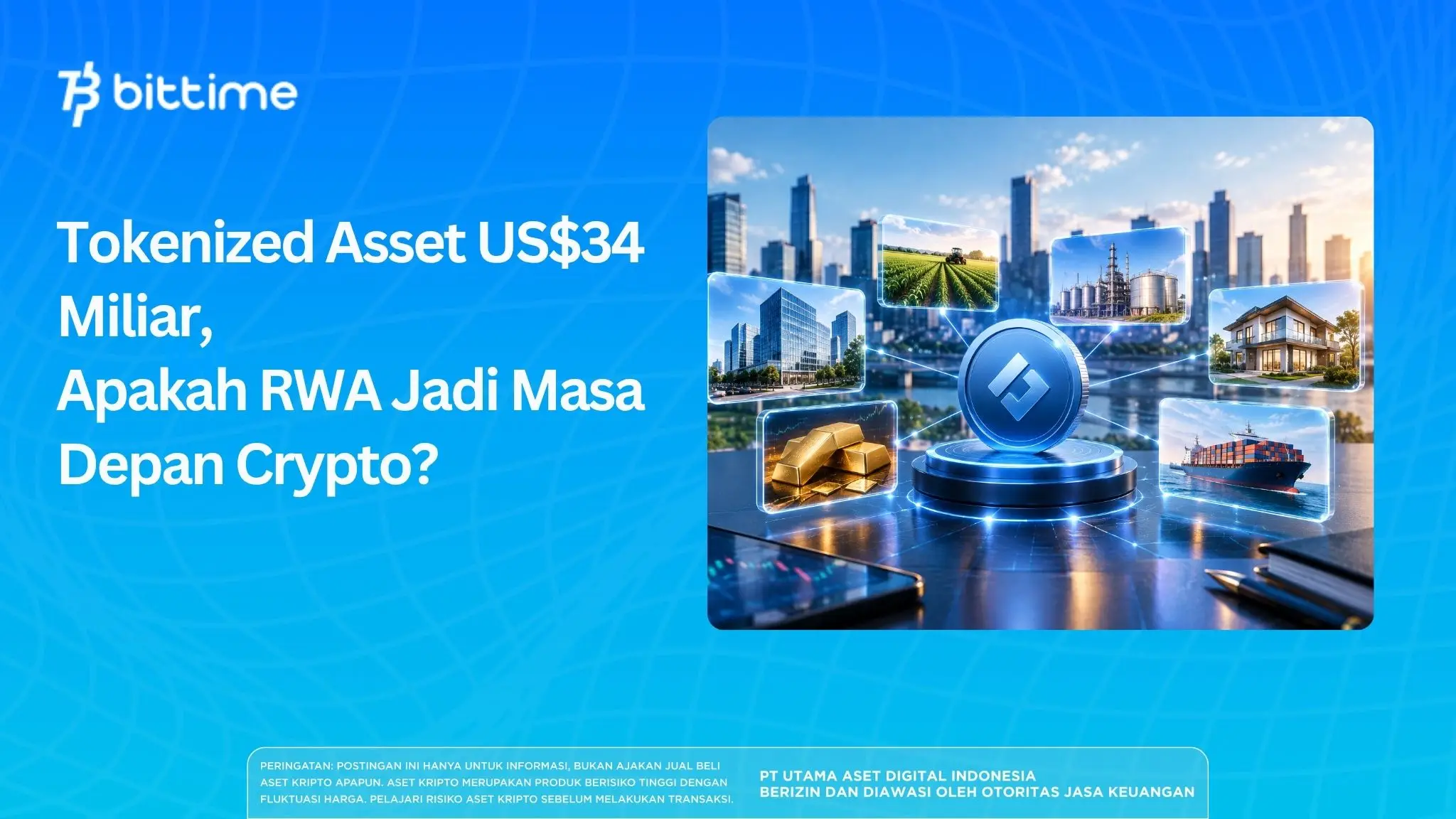 Tokenized Asset US$34 Miliar, Apakah RWA Jadi Masa Depan Crypto?
