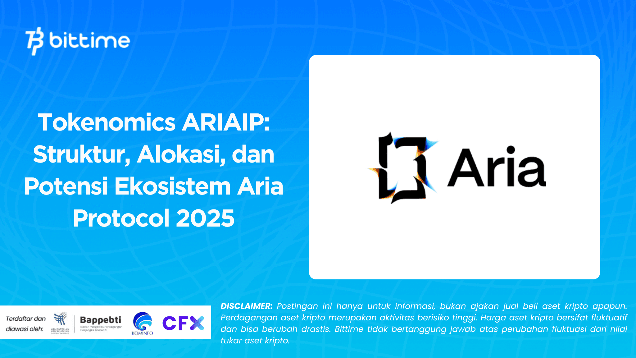 Tokenomics ARIAIP: Struktur, Alokasi, dan Potensi Ekosistem Aria Protocol 2025