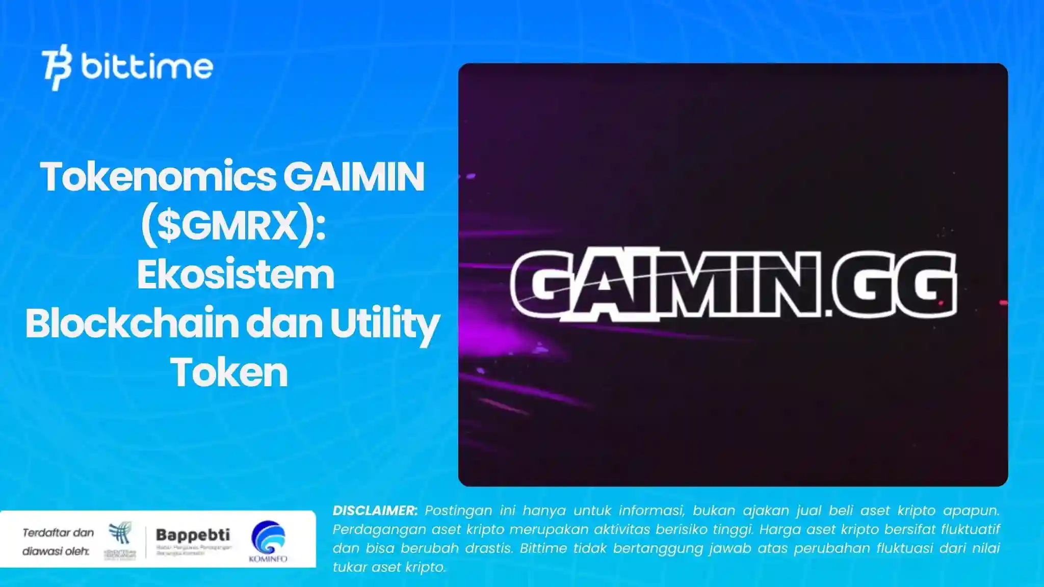 Tokenomics GAIMIN ($GMRX) Ekosistem Blockchain dan Utility Token .webp