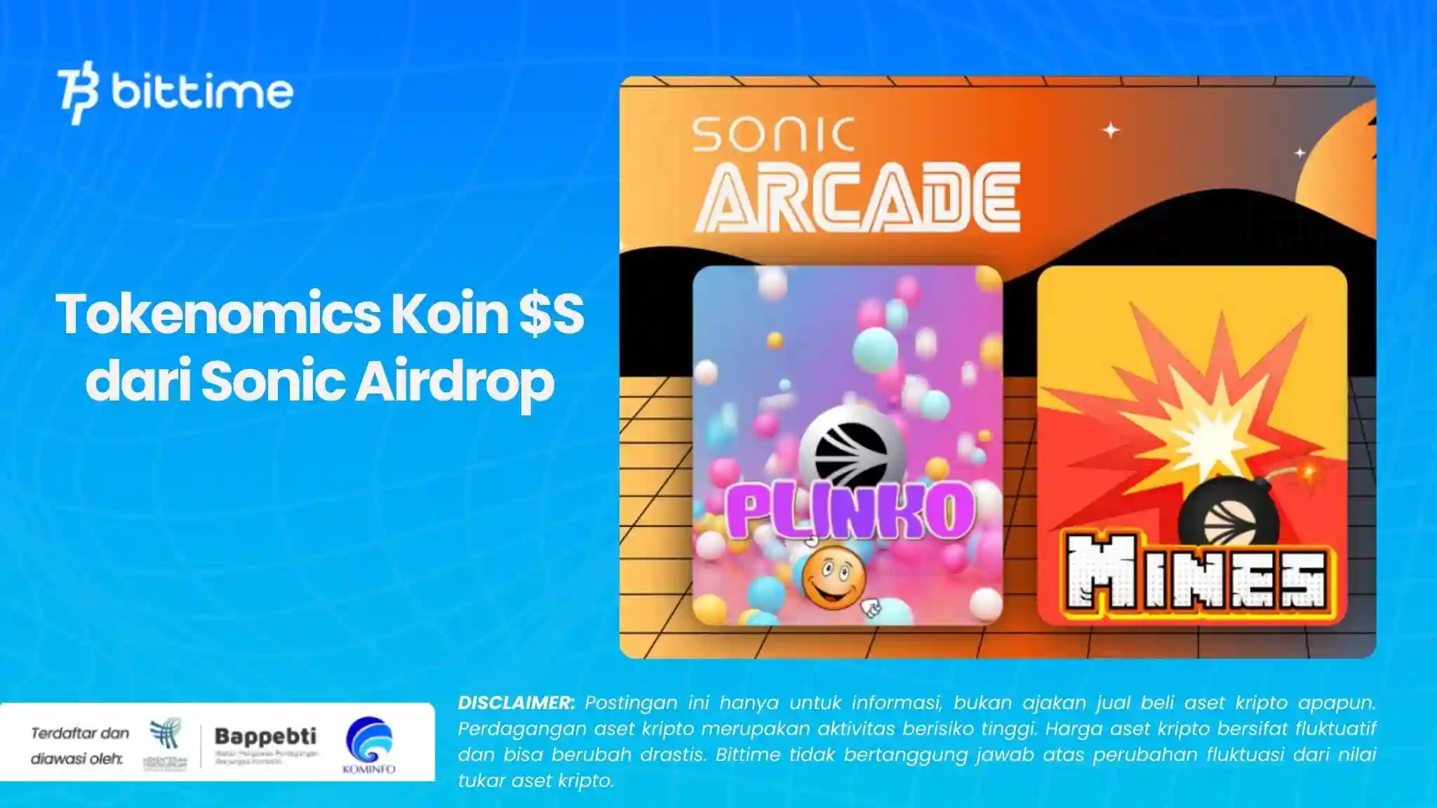 Tokenomics Koin $S dari Sonic Airdrop.webp