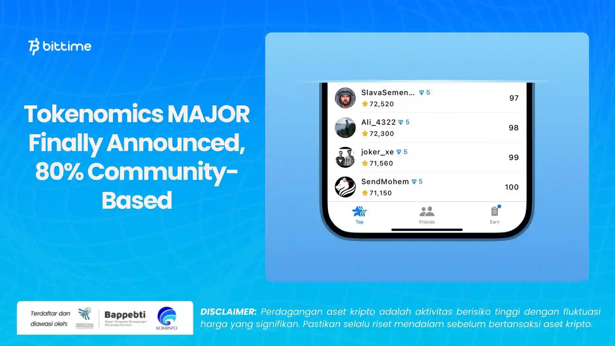 Tokenomics MAJOR Finally Announced, 80% Community-Based.webp