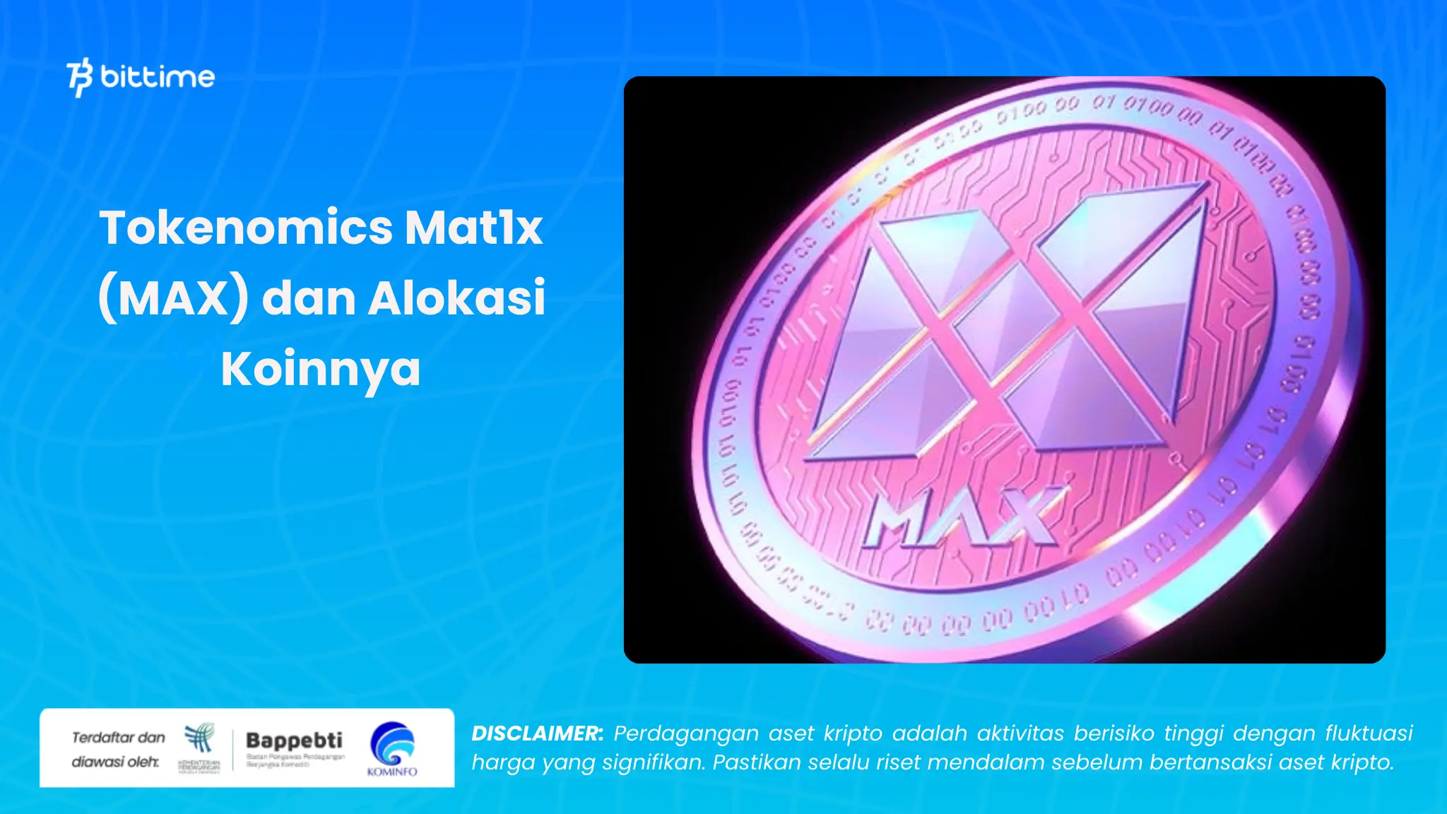 Tokenomics Mat1x (MAX) - Bittime.webp