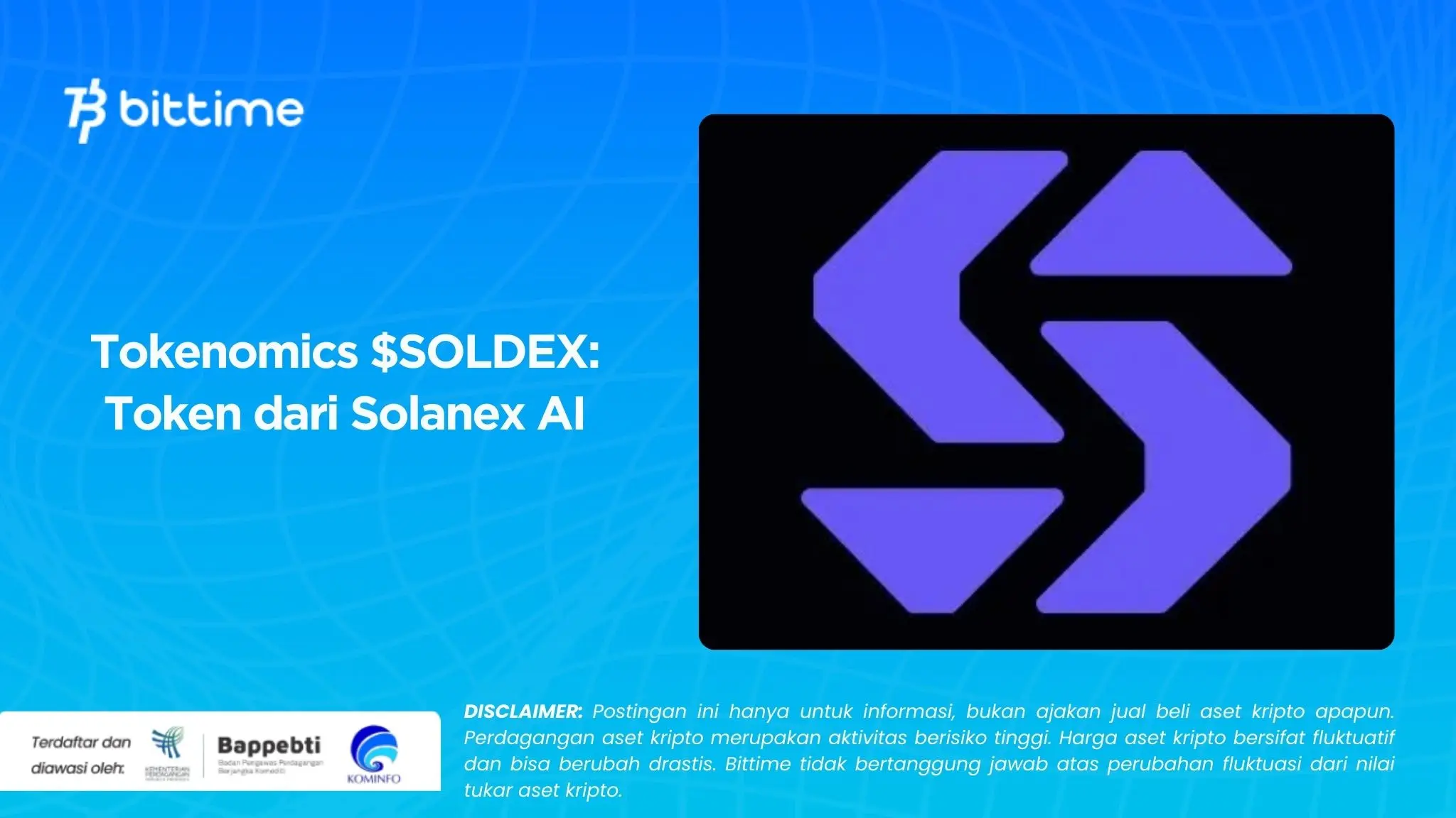 Tokenomics $SOLDEX Token dari Solanex AI.webp