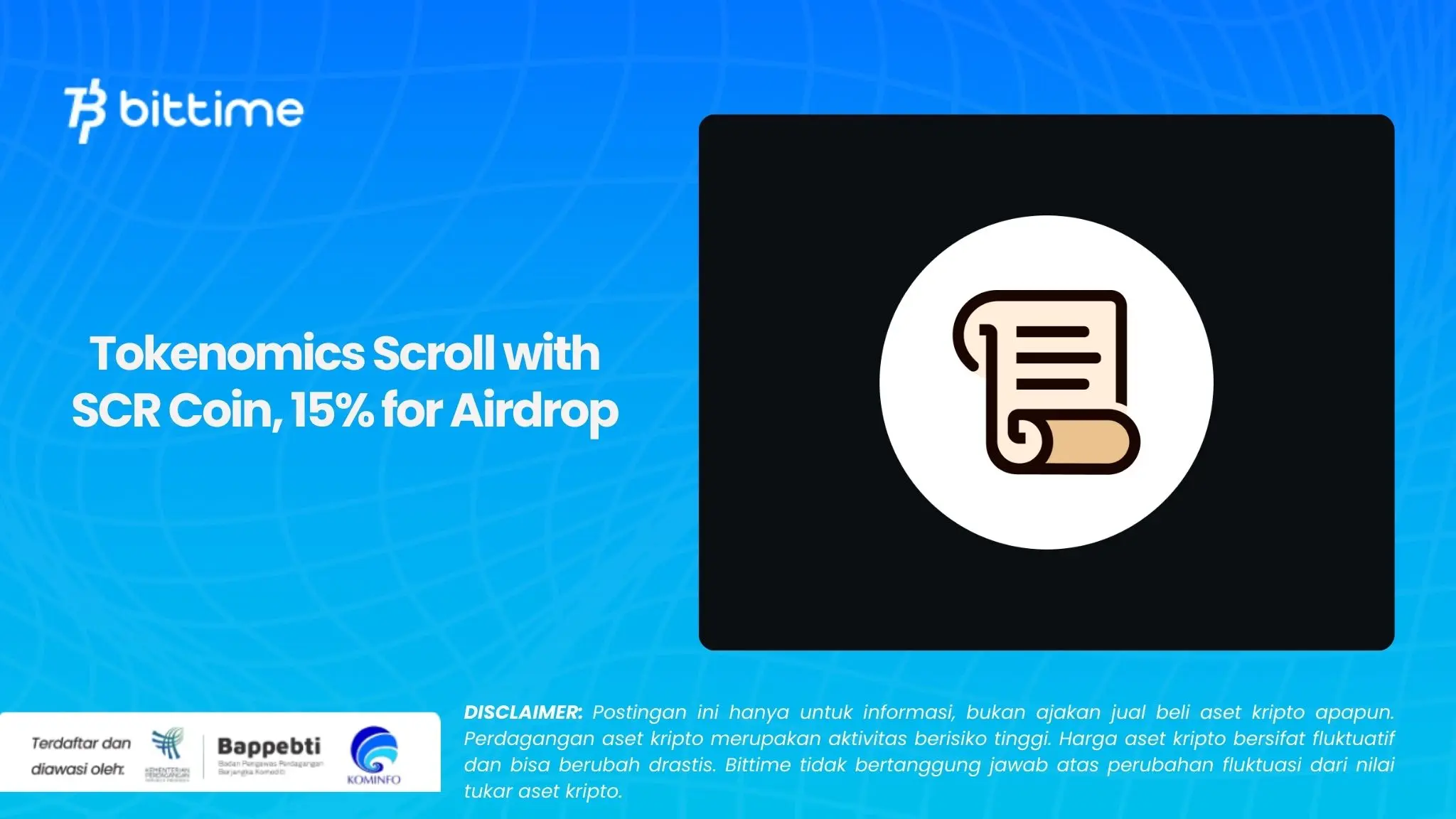 Tokenomics Scroll with SCR Coin, 15% for Airdrop.webp