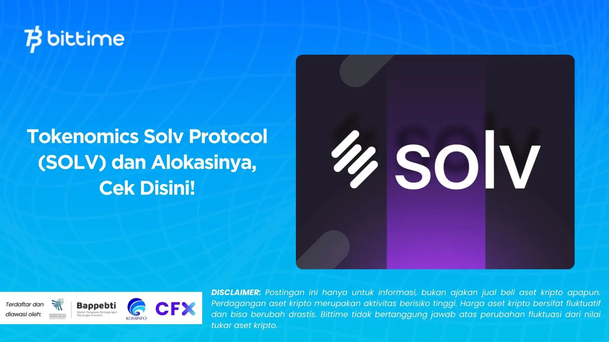 Tokenomics Solv Protocol (SOLV) dan Alokasinya, Cek Disini!.webp