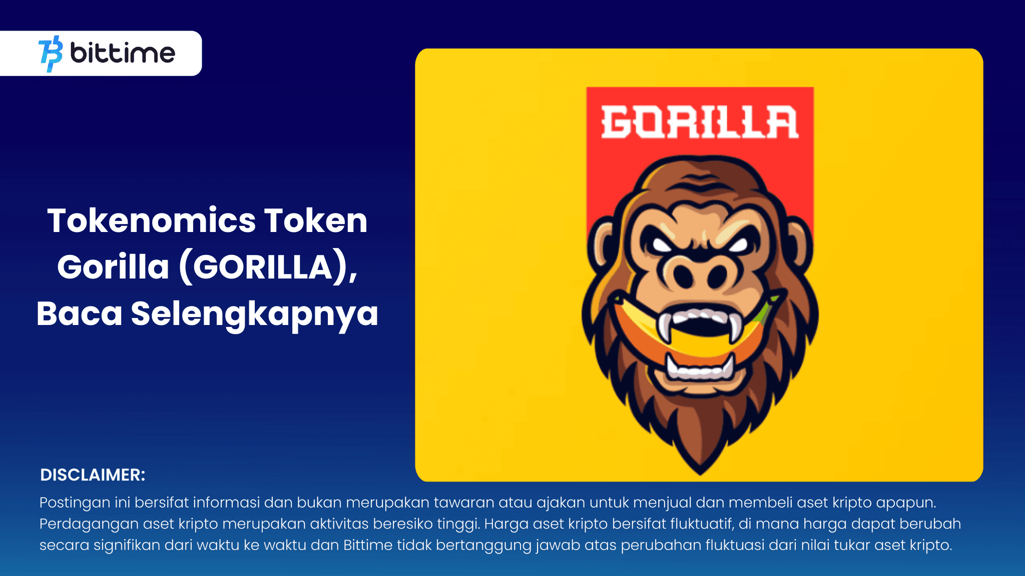 Tokenomics Token Gorilla (GORILLA)