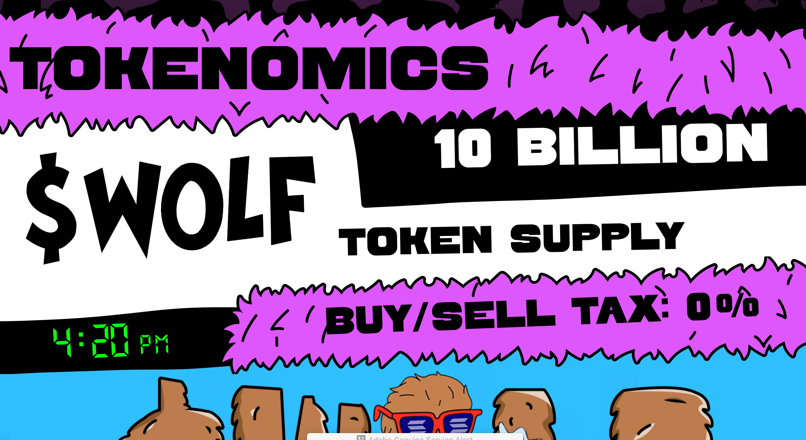 Tokenomics Token Landwolf (WOLF), Baca Disini