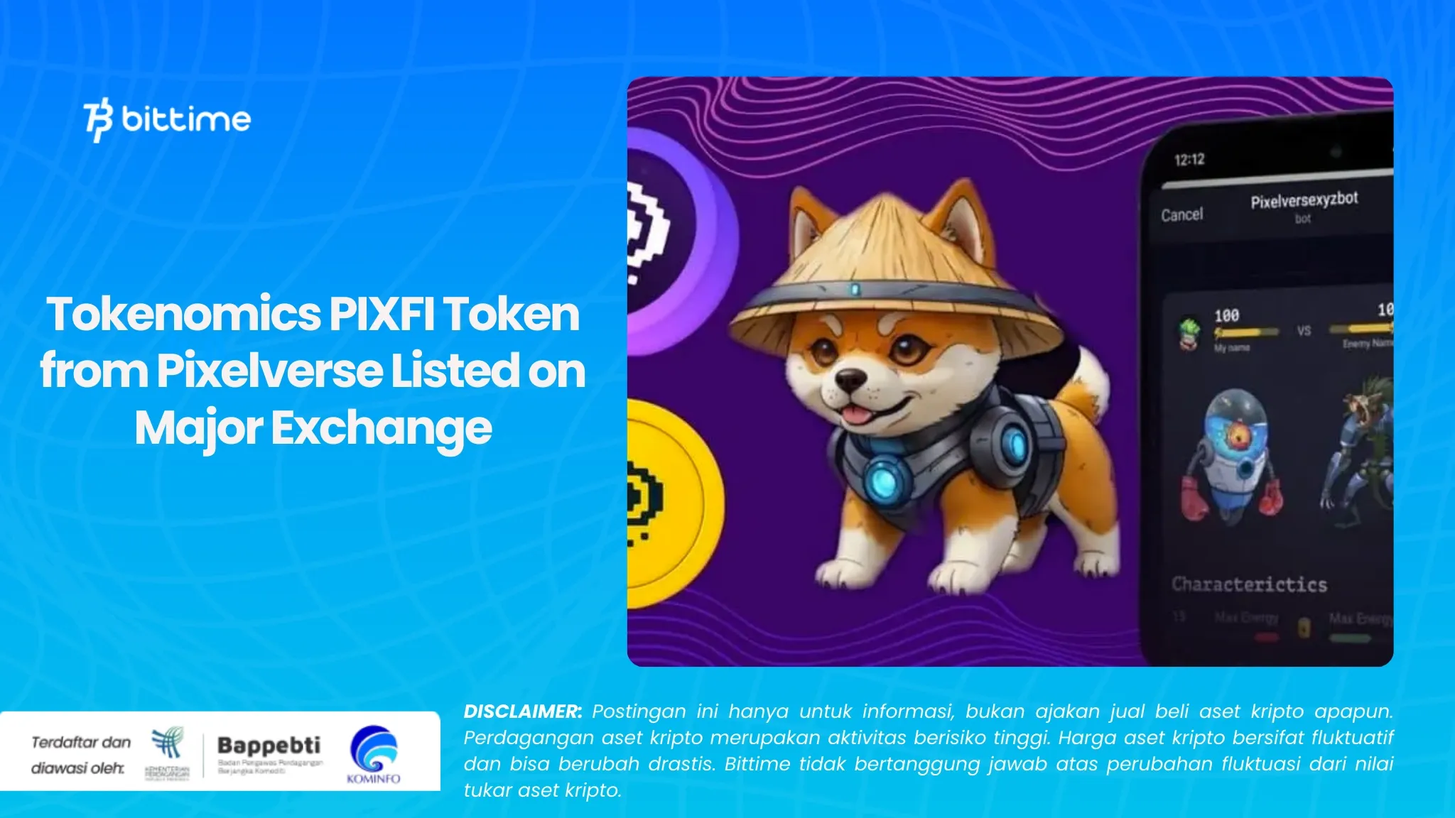 Tokenomics Token PIXFI