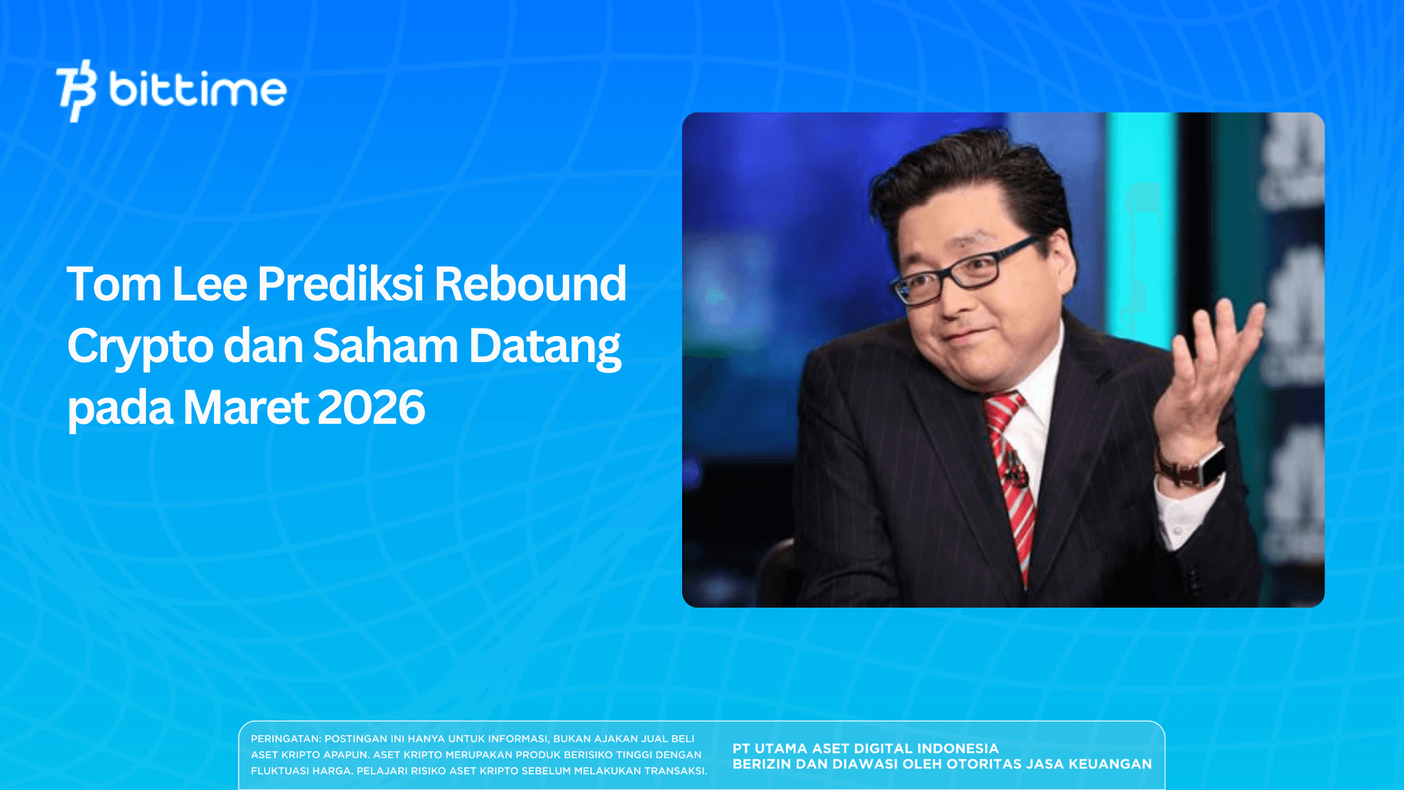 Tom Lee Predicts Crypto and Stock Market Rebound Coming in March 2026