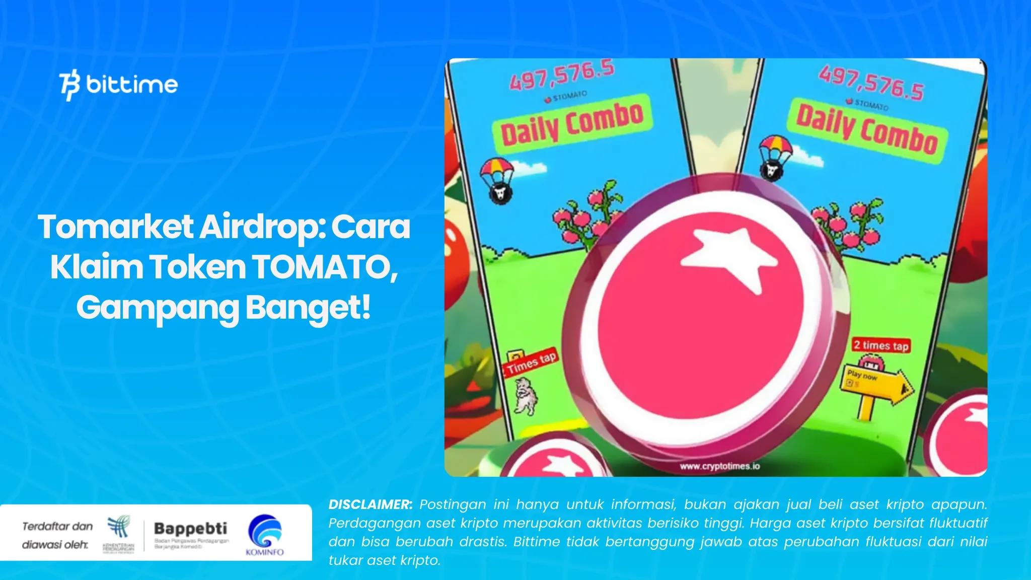 Tomarket Airdrop: Cara Klaim Token TOMATO, Gampang Banget