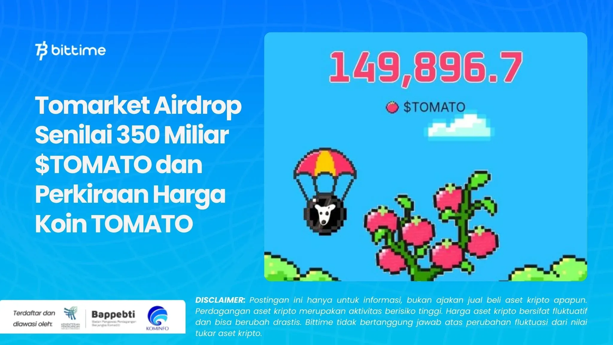 Tomarket Airdrop Senilai 350 Miliar  TOMATO dan Perkiraan Harga Koin TOMATO.webp