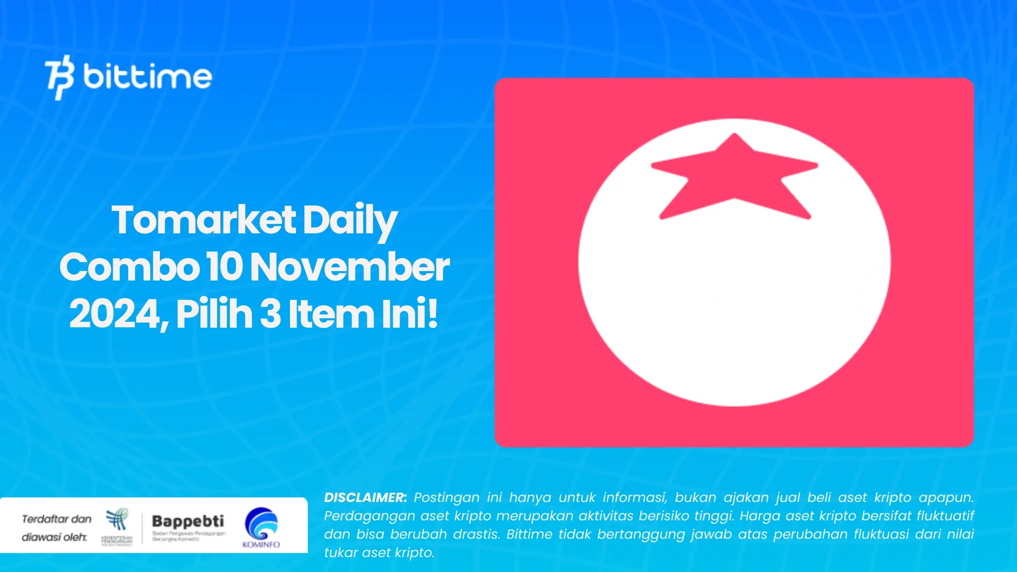 Tomarket Daily Combo 10 November 2024, Pilih 3 Item Ini! 